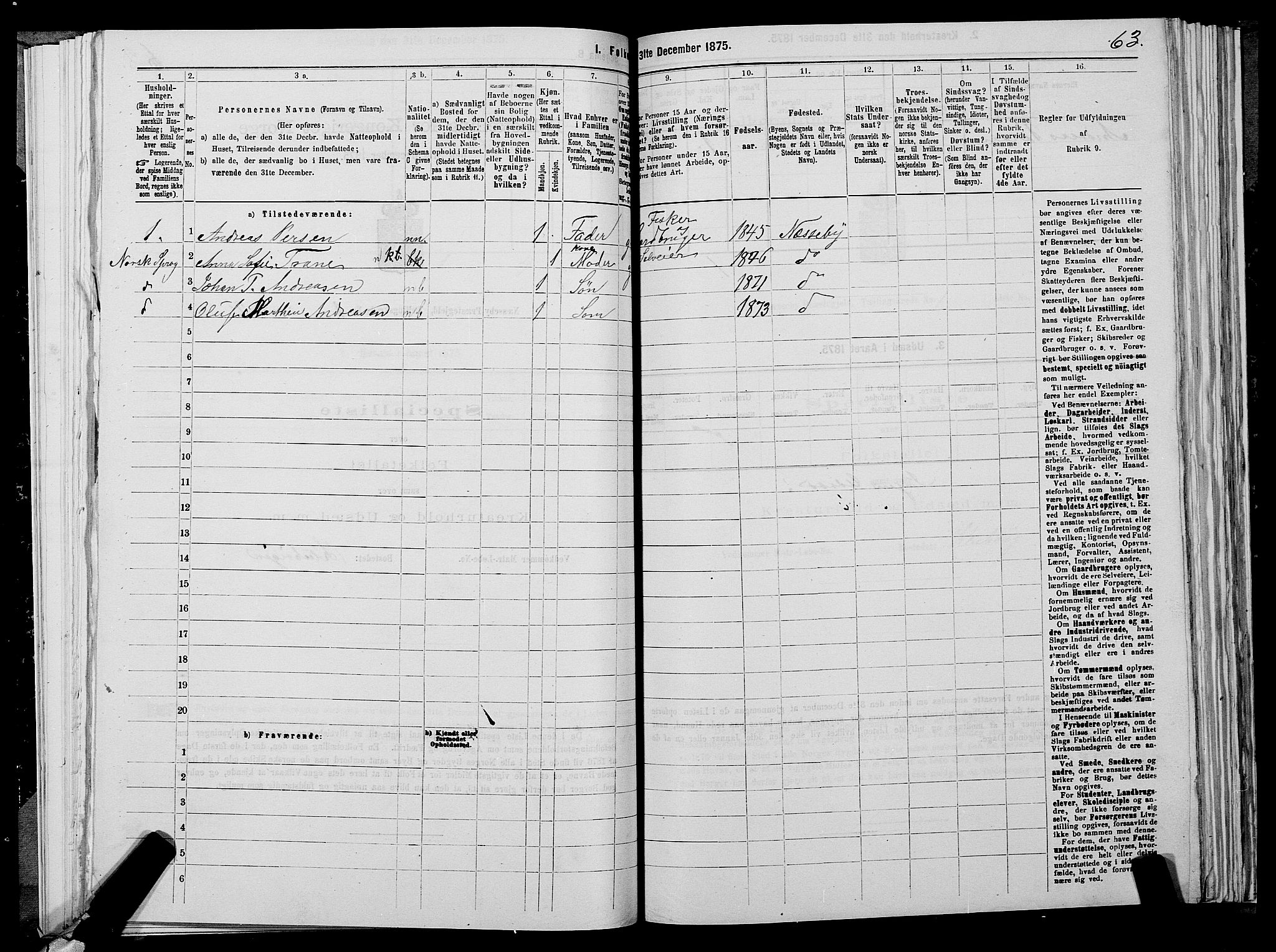 SATØ, 1875 census for 2027P Nesseby, 1875, p. 1063