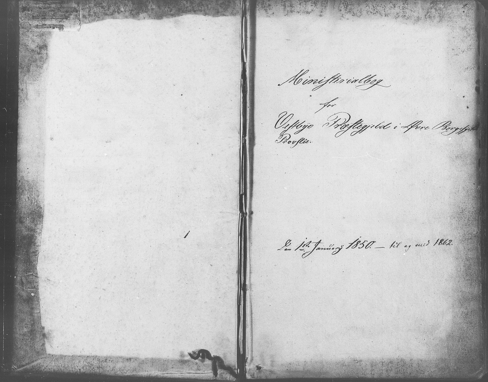 Vestby prestekontor Kirkebøker, SAO/A-10893/F/Fa/L0007: Parish register (official) no. I 7, 1850-1862