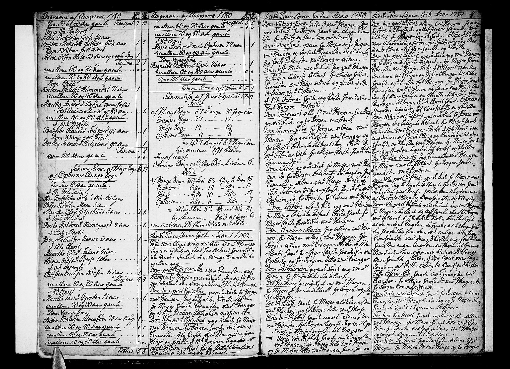 Voss sokneprestembete, SAB/A-79001/H/Haa: Parish register (official) no. A 9, 1780-1810, p. 4