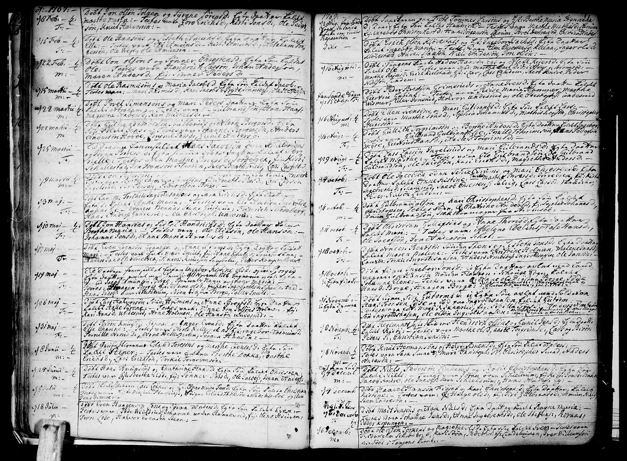 Skoger kirkebøker, SAKO/A-59/F/Fa/L0001: Parish register (official) no. I 1, 1746-1814, p. 31