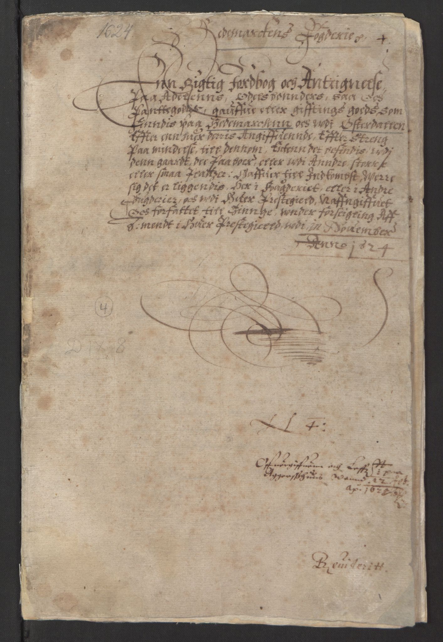 Stattholderembetet 1572-1771, AV/RA-EA-2870/Ek/L0008/0002: Jordebøker til utlikning av rosstjeneste 1624-1626: / Odelsjordebøker for Akershus len, 1624-1626, p. 108