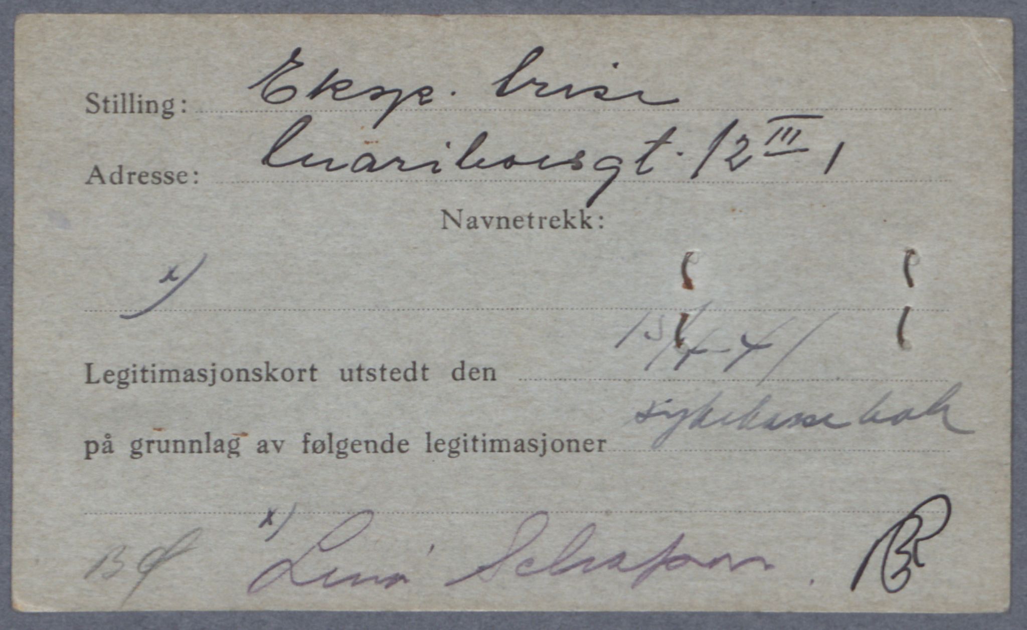 Sosialdepartementet, Våre Falne, AV/RA-S-1708/E/Ee/Eea/L0021A: Legitimasjonskort med fotografier for jøder, 1941-1942, p. 308