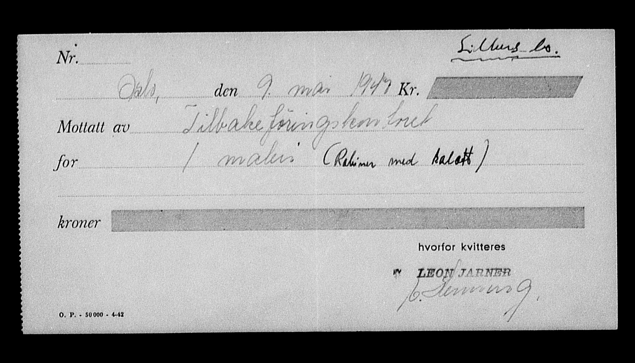 Justisdepartementet, Tilbakeføringskontoret for inndratte formuer, AV/RA-S-1564/H/Hc/Hcc/L0981: --, 1945-1947, p. 567