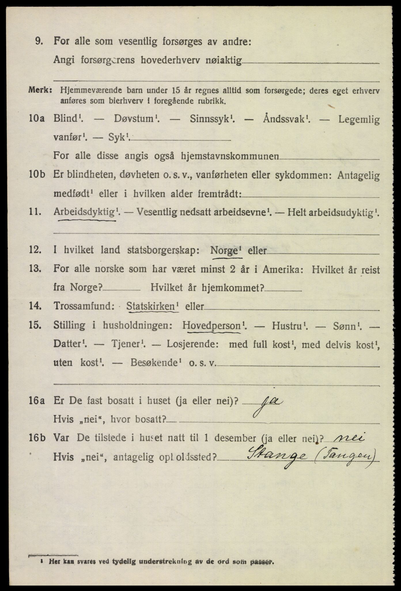 SAH, 1920 census for Stor-Elvdal, 1920, p. 4411