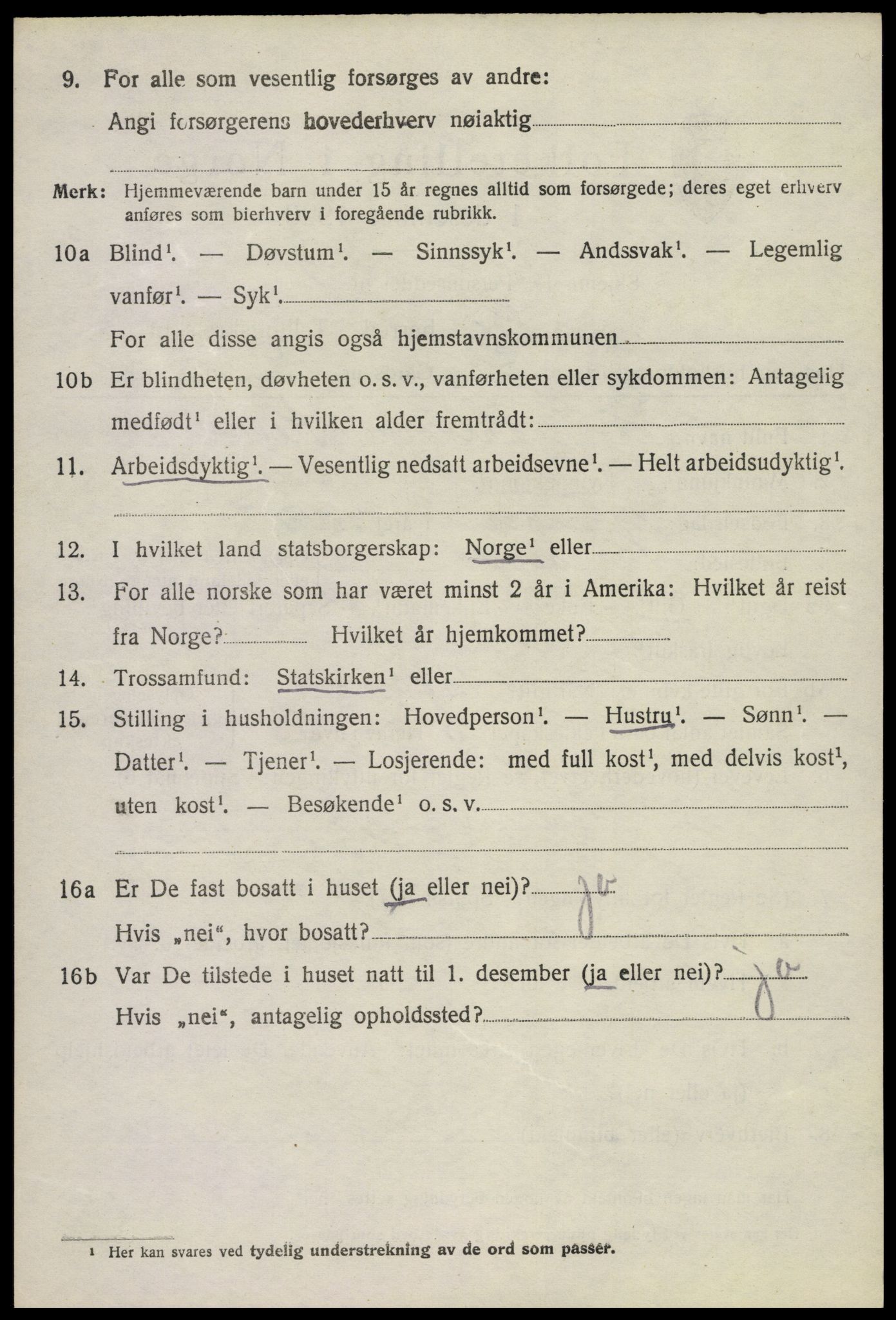 SAKO, 1920 census for Bø (Telemark), 1920, p. 5481