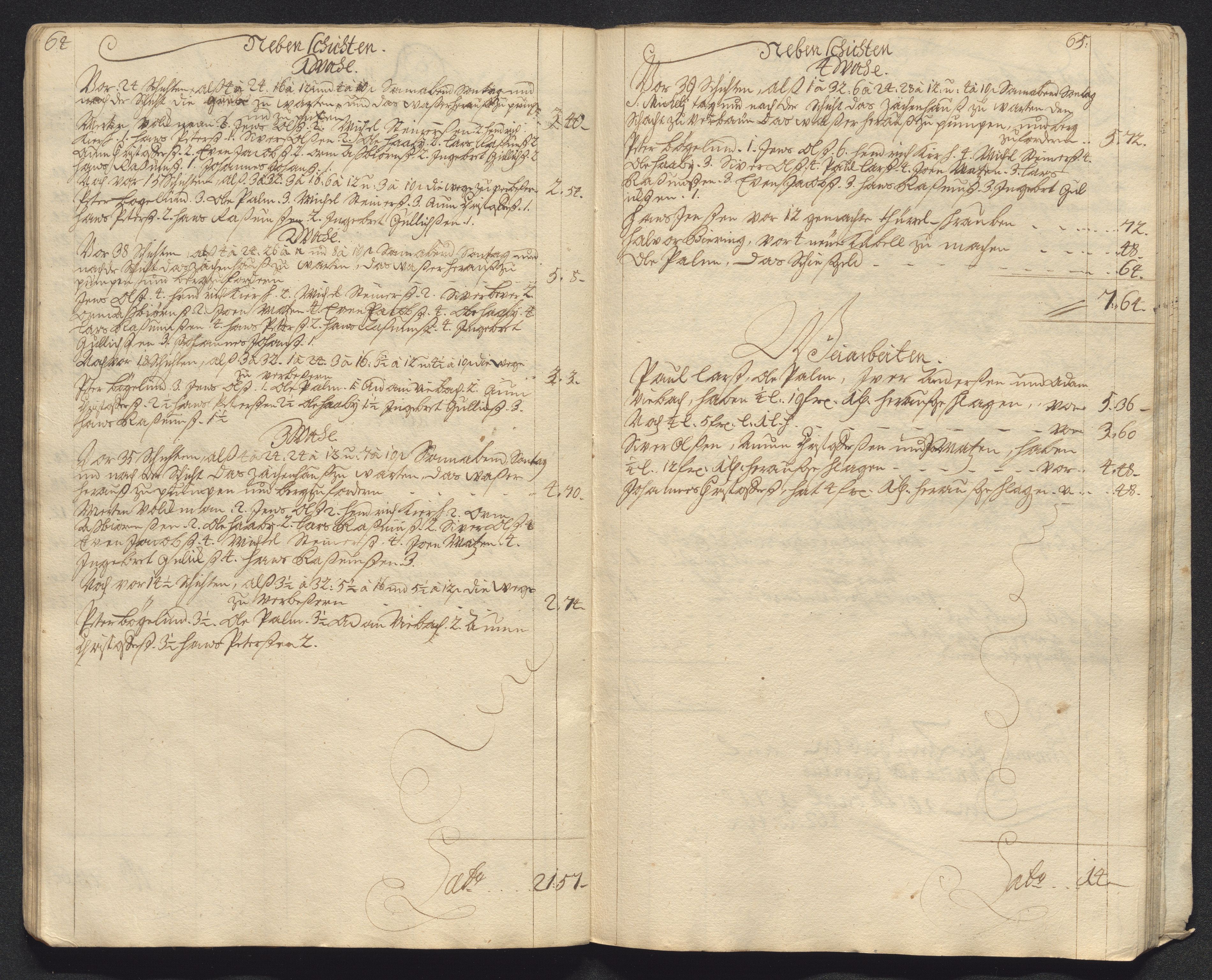 Kongsberg Sølvverk 1623-1816, AV/SAKO-EA-3135/001/D/Dc/Dcd/L0099: Utgiftsregnskap for gruver m.m., 1710, p. 465