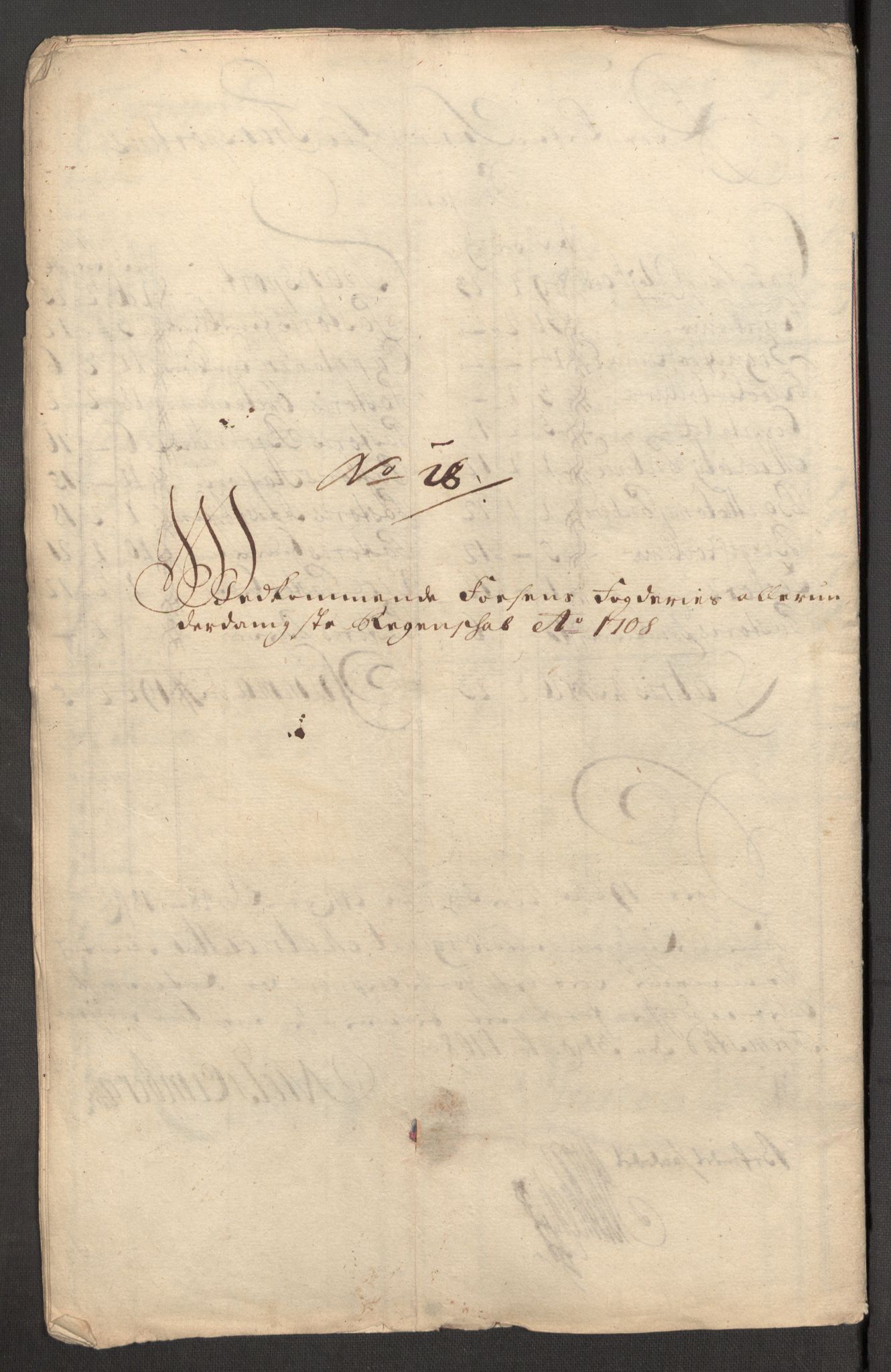 Rentekammeret inntil 1814, Reviderte regnskaper, Fogderegnskap, AV/RA-EA-4092/R57/L3858: Fogderegnskap Fosen, 1708-1709, p. 192