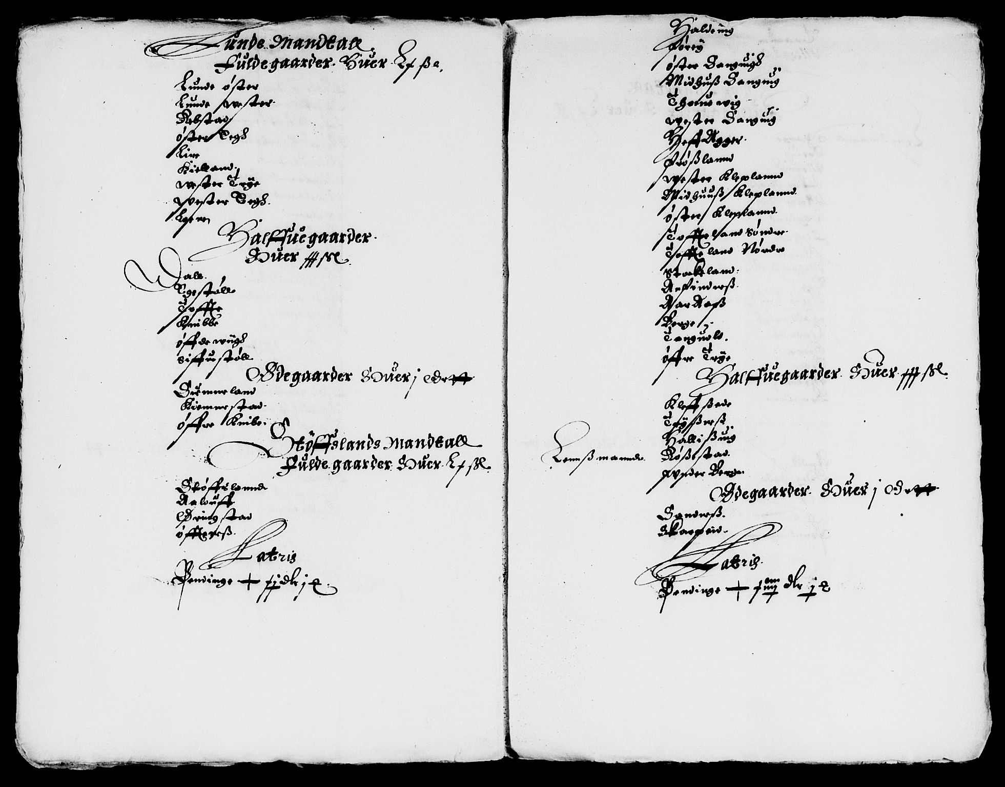 Rentekammeret inntil 1814, Reviderte regnskaper, Lensregnskaper, AV/RA-EA-5023/R/Rb/Rbq/L0022: Nedenes len. Mandals len. Råbyggelag., 1632-1634