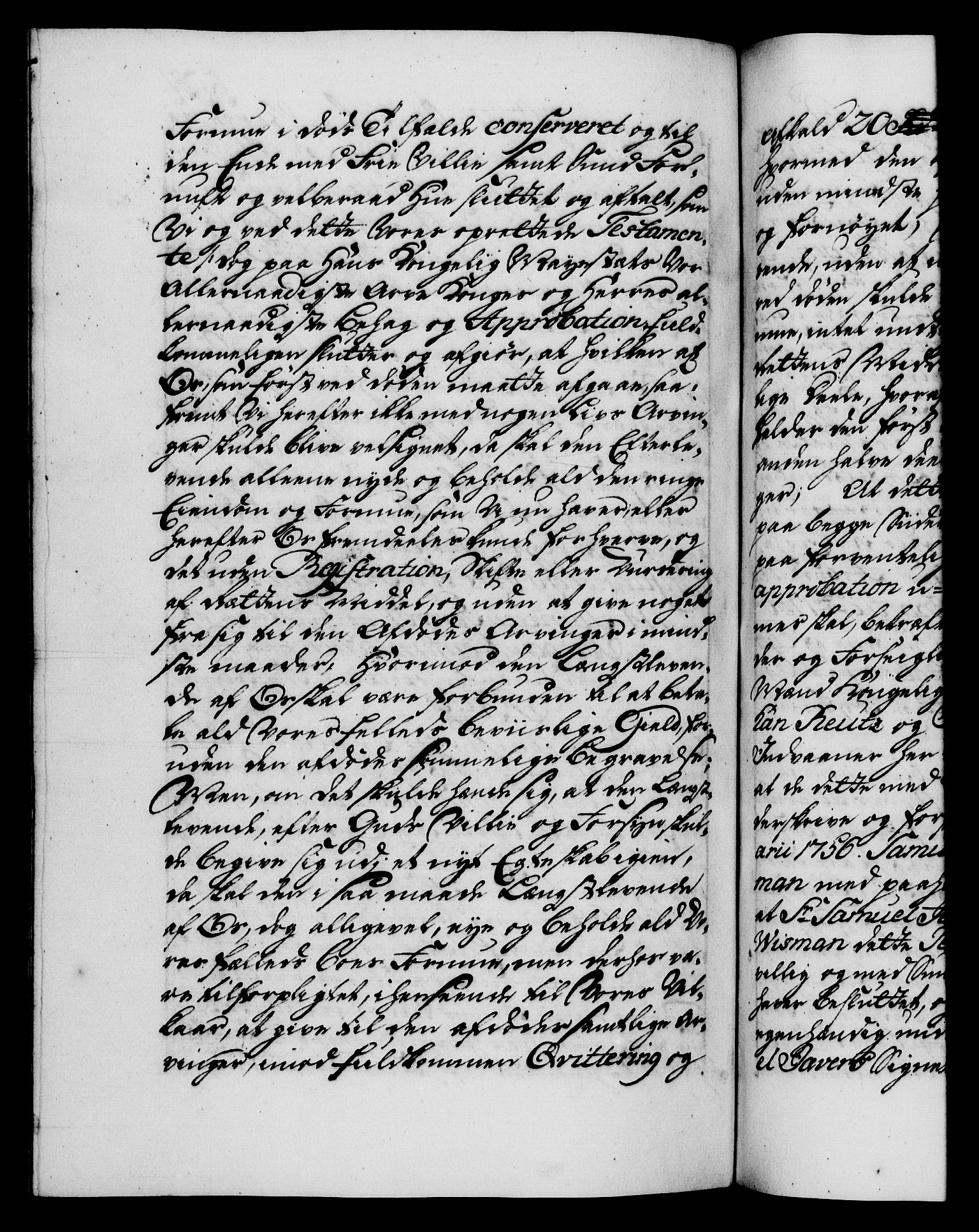 Danske Kanselli 1572-1799, AV/RA-EA-3023/F/Fc/Fca/Fcaa/L0039: Norske registre, 1755-1756, p. 504b