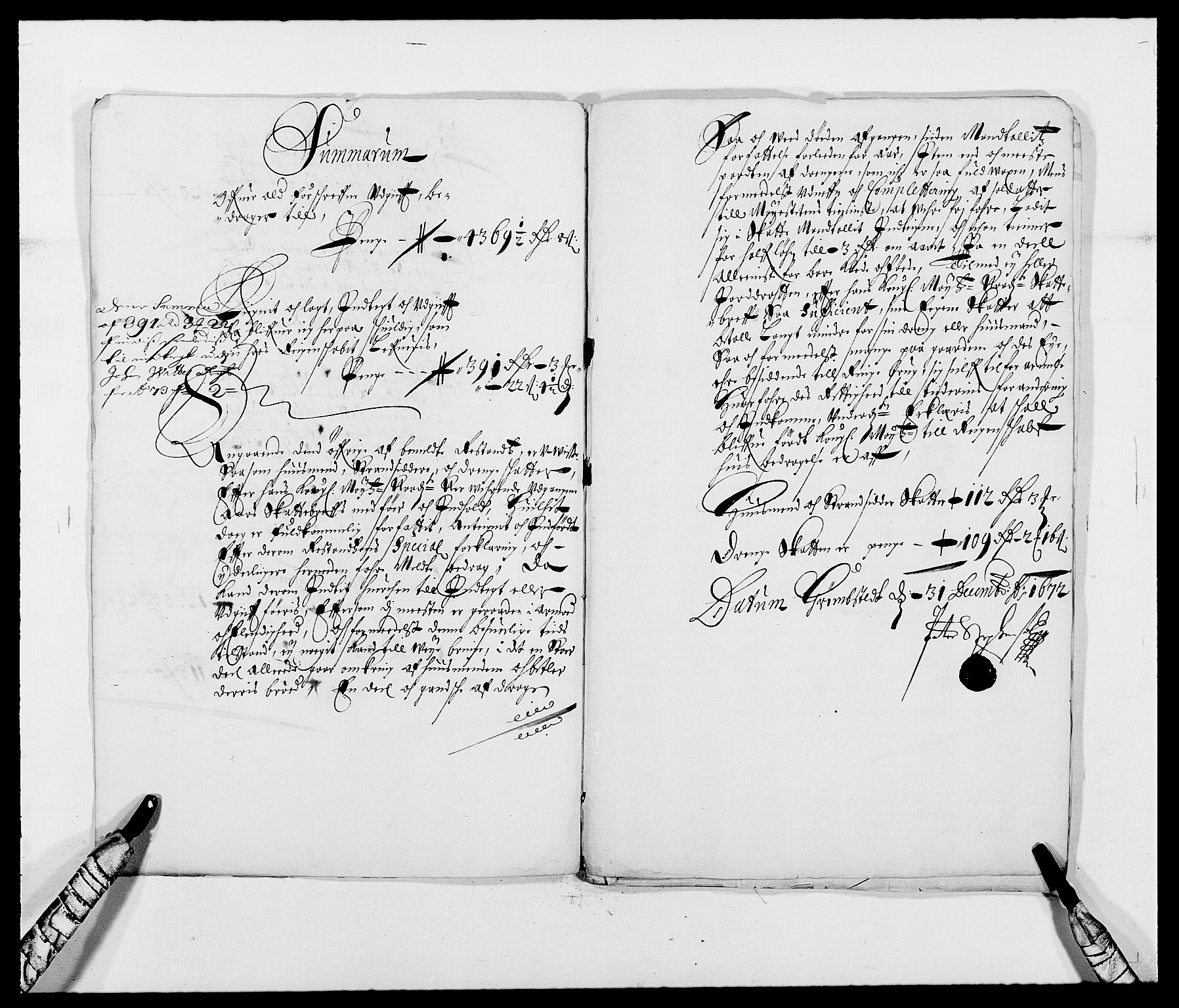 Rentekammeret inntil 1814, Reviderte regnskaper, Fogderegnskap, AV/RA-EA-4092/R39/L2300: Fogderegnskap Nedenes, 1672-1674, p. 7