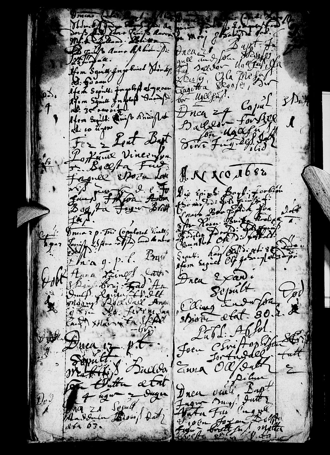 Os sokneprestembete, SAB/A-99929: Parish register (official) no. A 3, 1669-1760, p. 10