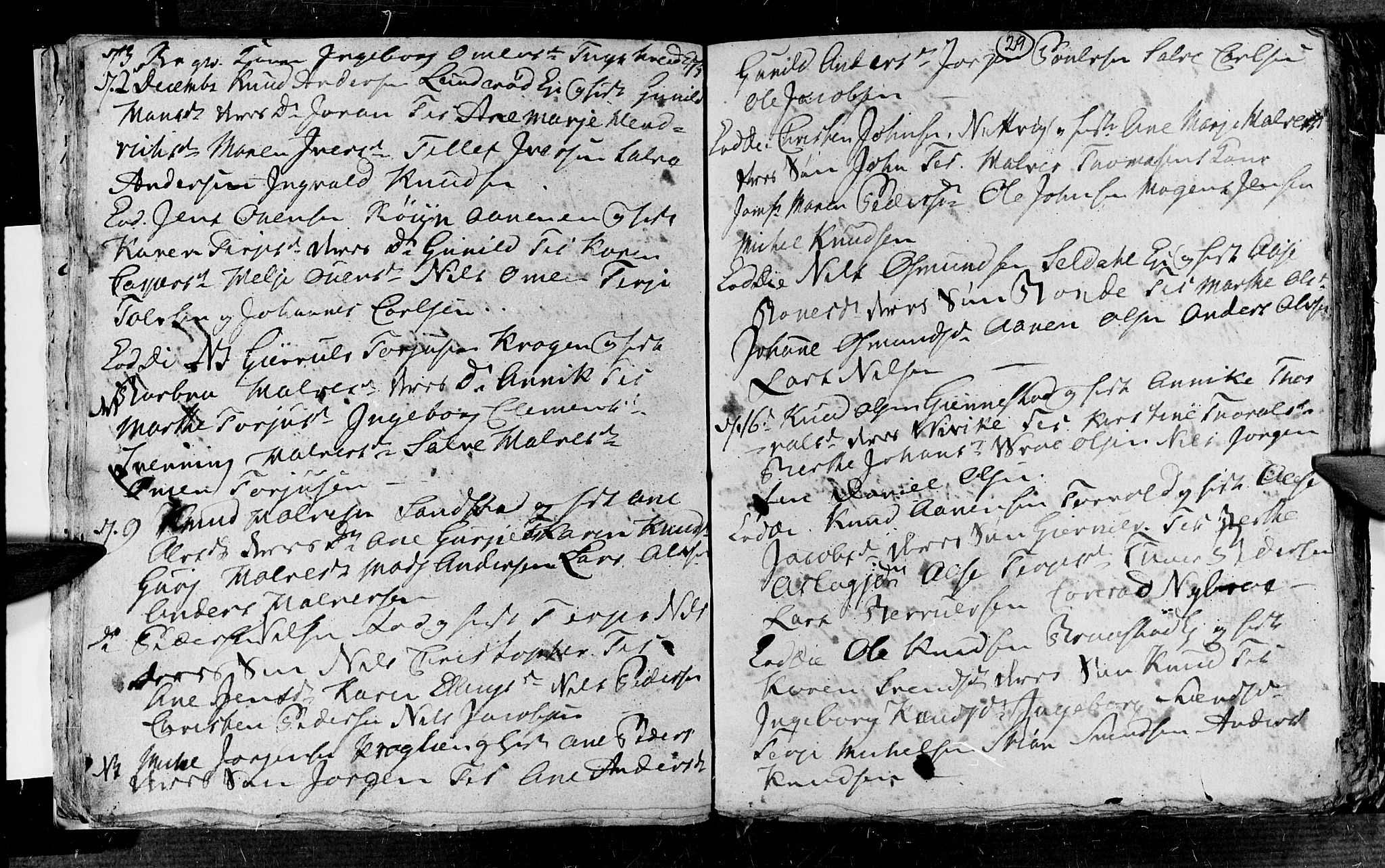 Øyestad sokneprestkontor, SAK/1111-0049/F/Fb/L0002: Parish register (copy) no. B 2, 1795-1807, p. 29