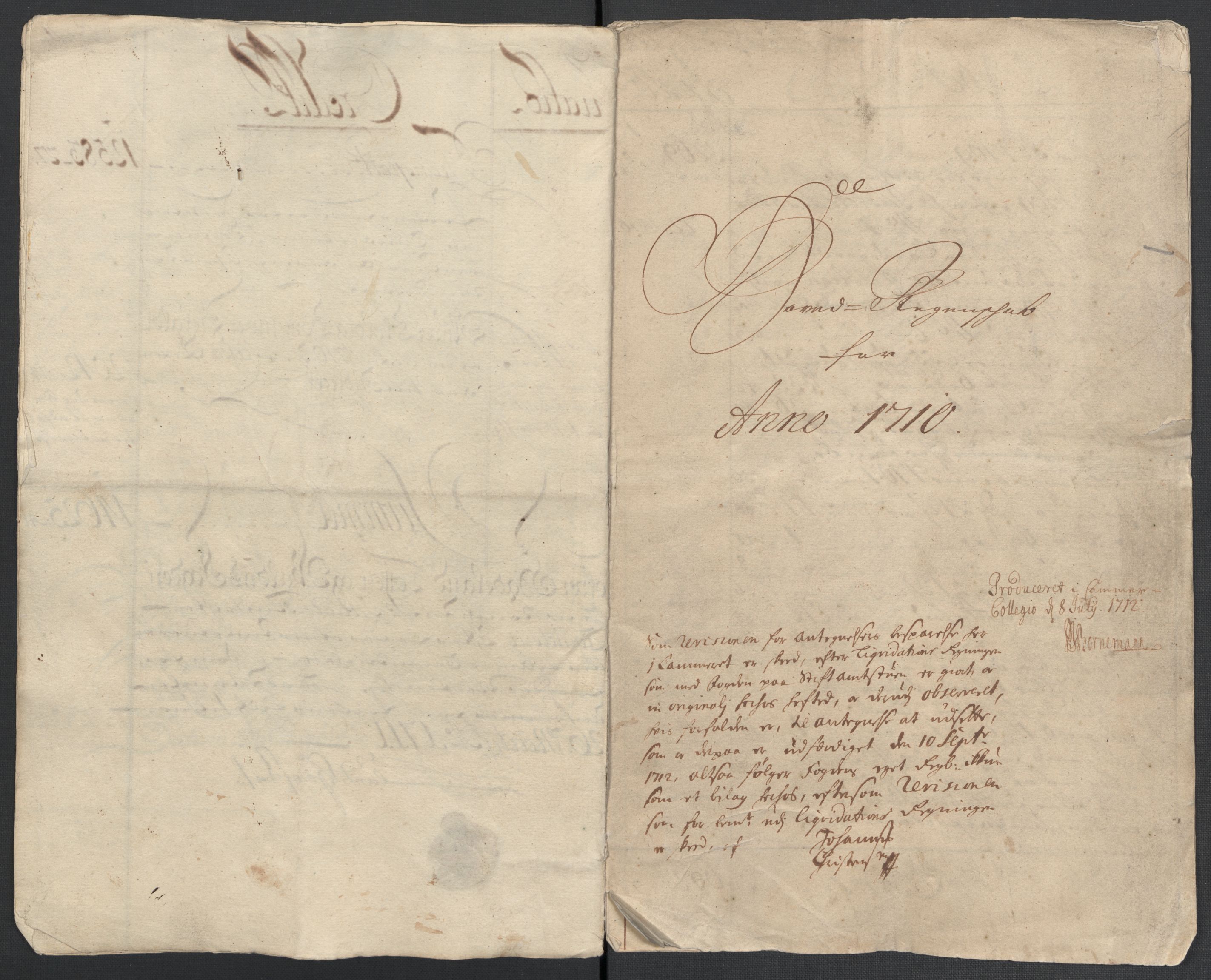 Rentekammeret inntil 1814, Reviderte regnskaper, Fogderegnskap, AV/RA-EA-4092/R18/L1307: Fogderegnskap Hadeland, Toten og Valdres, 1710, p. 9