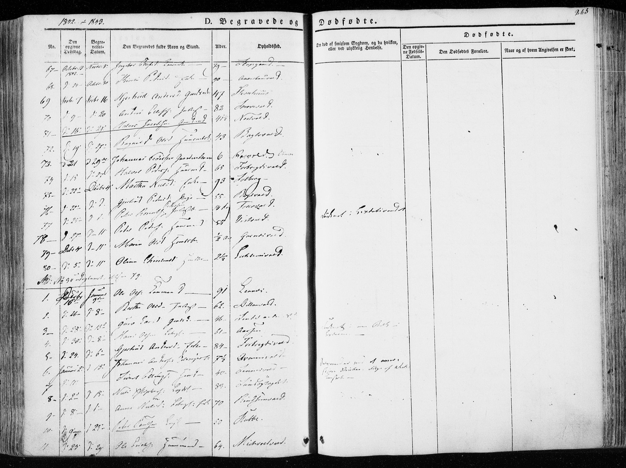 Ministerialprotokoller, klokkerbøker og fødselsregistre - Nord-Trøndelag, SAT/A-1458/723/L0239: Parish register (official) no. 723A08, 1841-1851, p. 265