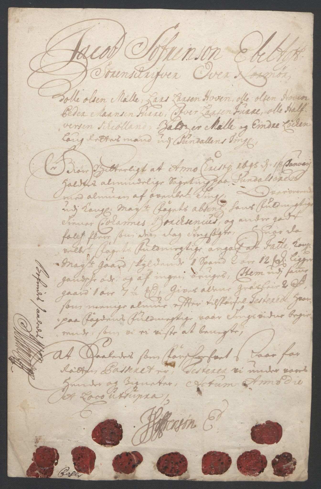 Rentekammeret inntil 1814, Reviderte regnskaper, Fogderegnskap, AV/RA-EA-4092/R56/L3736: Fogderegnskap Nordmøre, 1694-1696, p. 305