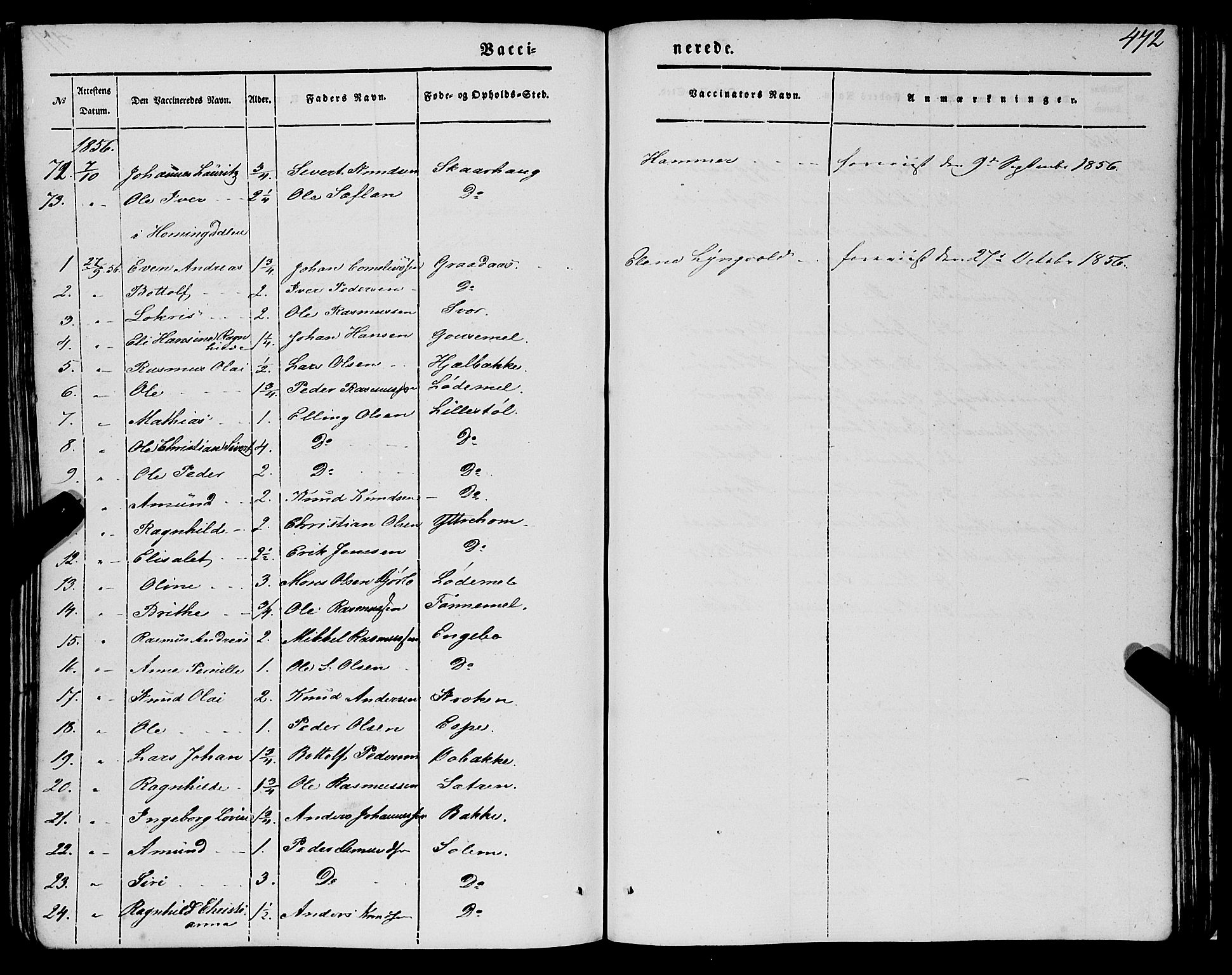 Eid sokneprestembete, AV/SAB-A-82301/H/Haa/Haaa/L0007: Parish register (official) no. A 7, 1844-1858, p. 472