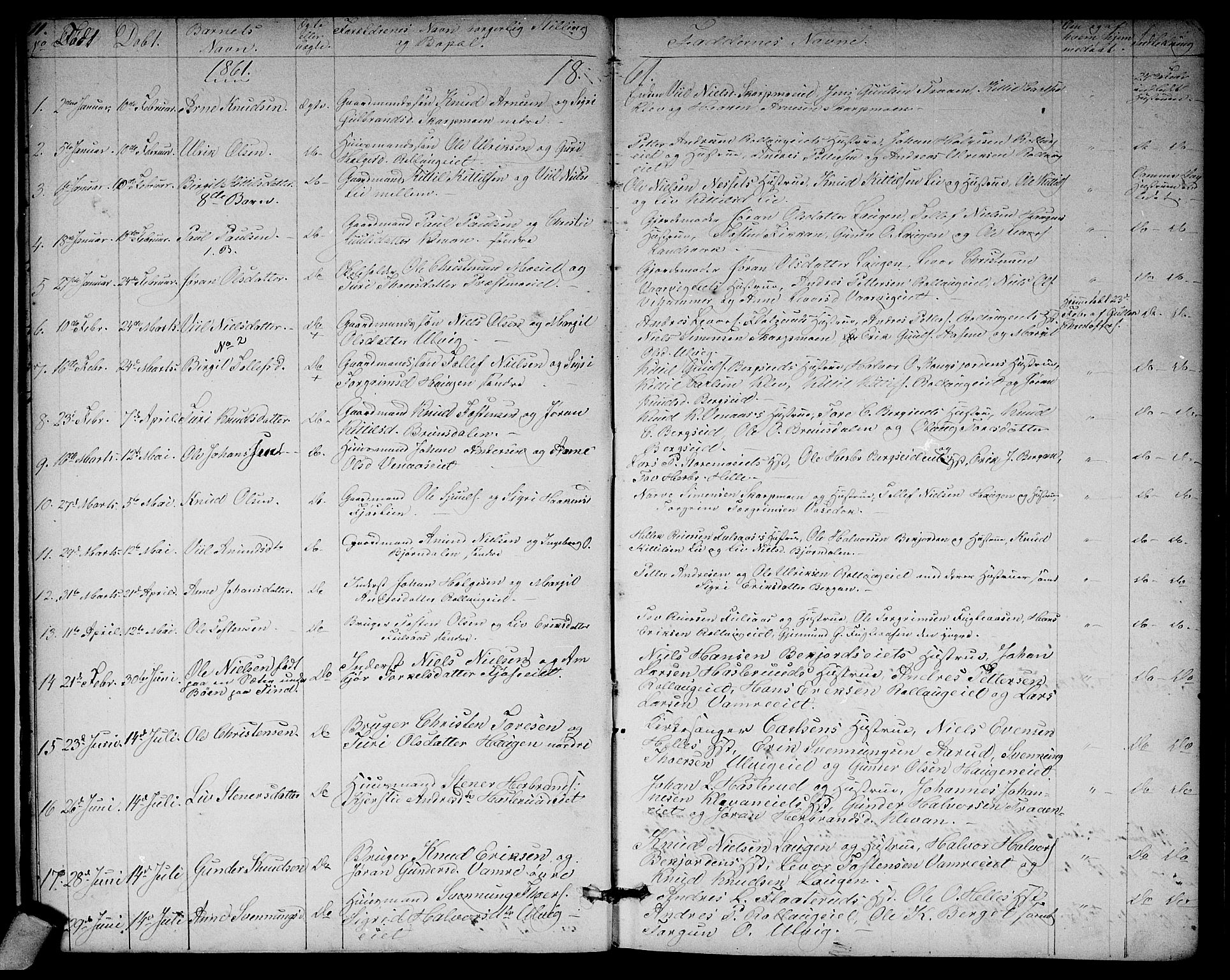 Rollag kirkebøker, SAKO/A-240/G/Ga/L0003: Parish register (copy) no. I 3, 1856-1887, p. 11