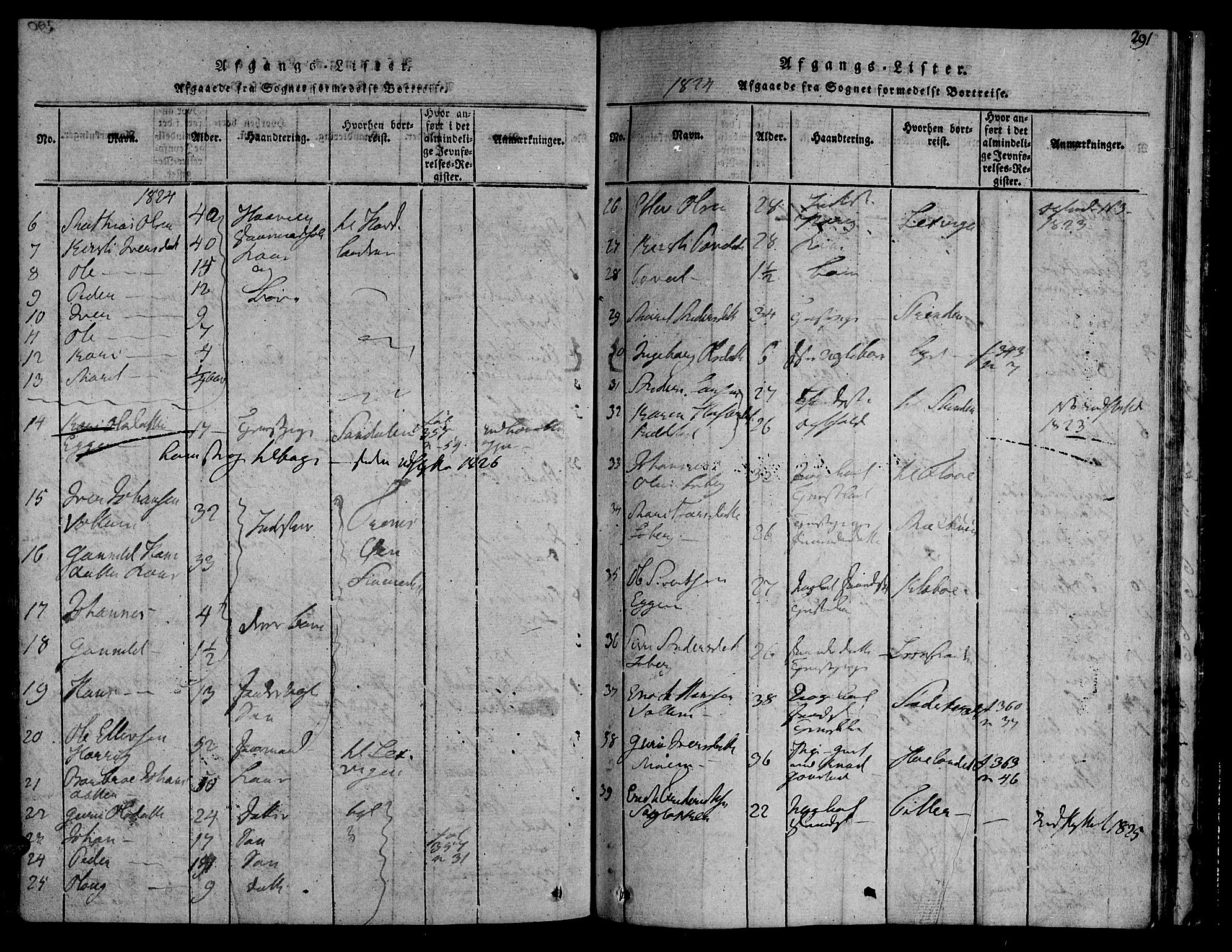 Ministerialprotokoller, klokkerbøker og fødselsregistre - Sør-Trøndelag, SAT/A-1456/692/L1102: Parish register (official) no. 692A02, 1816-1842, p. 291