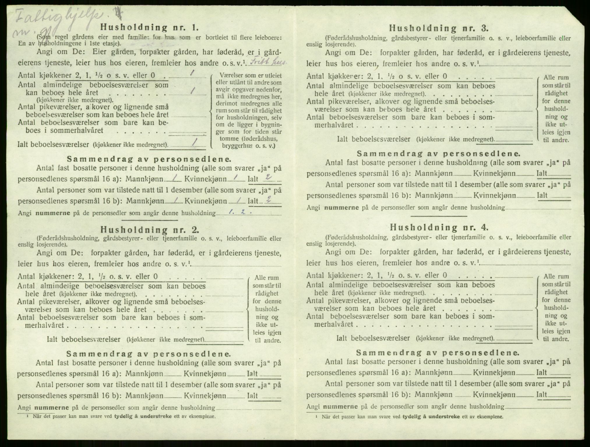 SAKO, 1920 census for Strømm, 1920, p. 137