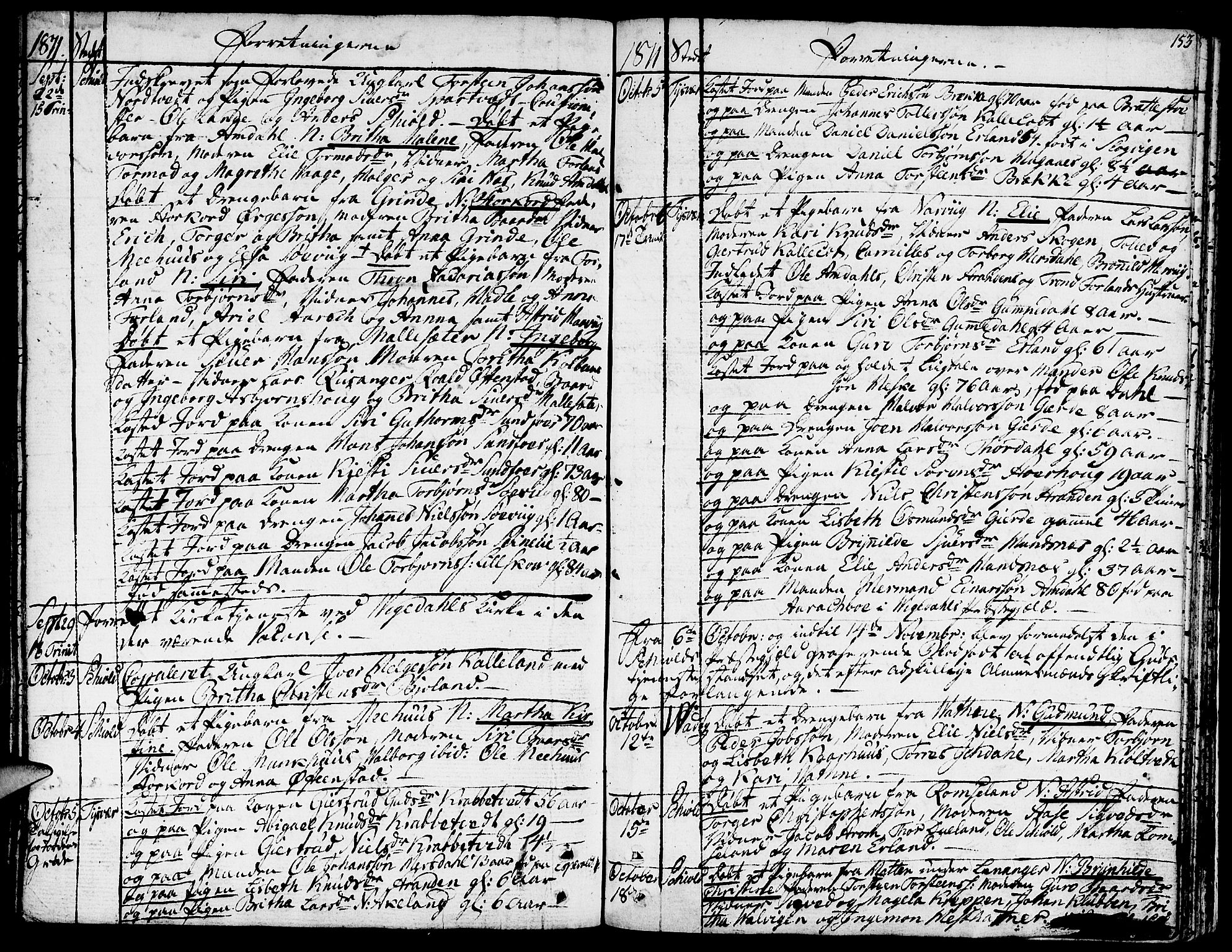 Skjold sokneprestkontor, SAST/A-101847/H/Ha/Haa/L0002: Parish register (official) no. A 2, 1786-1815, p. 153