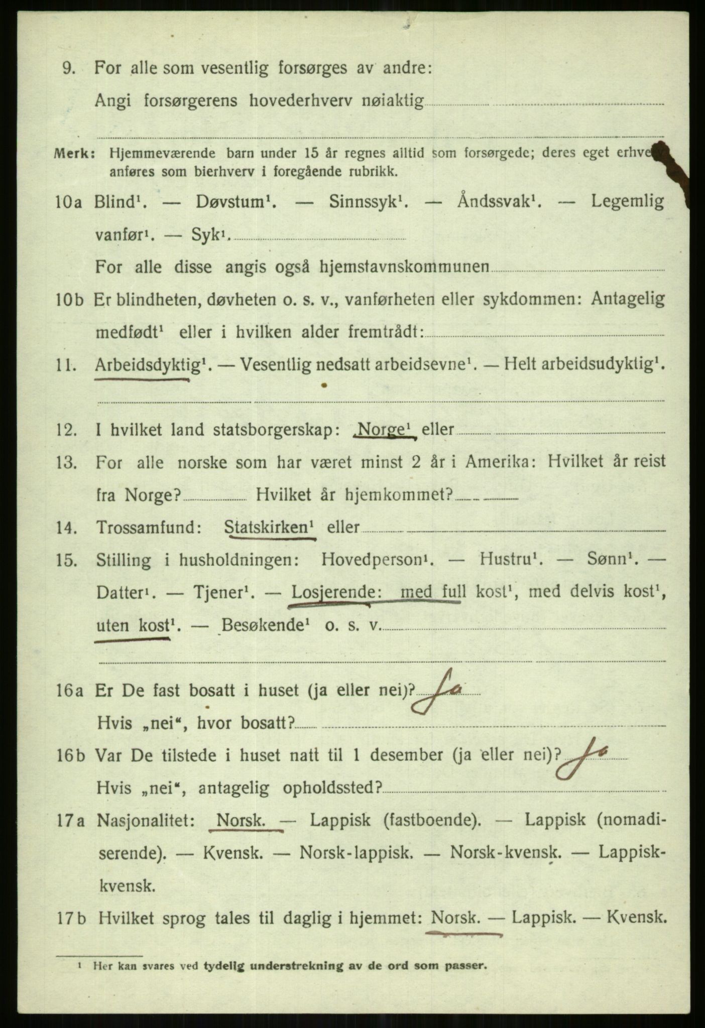 SATØ, 1920 census for Karlsøy, 1920, p. 3972