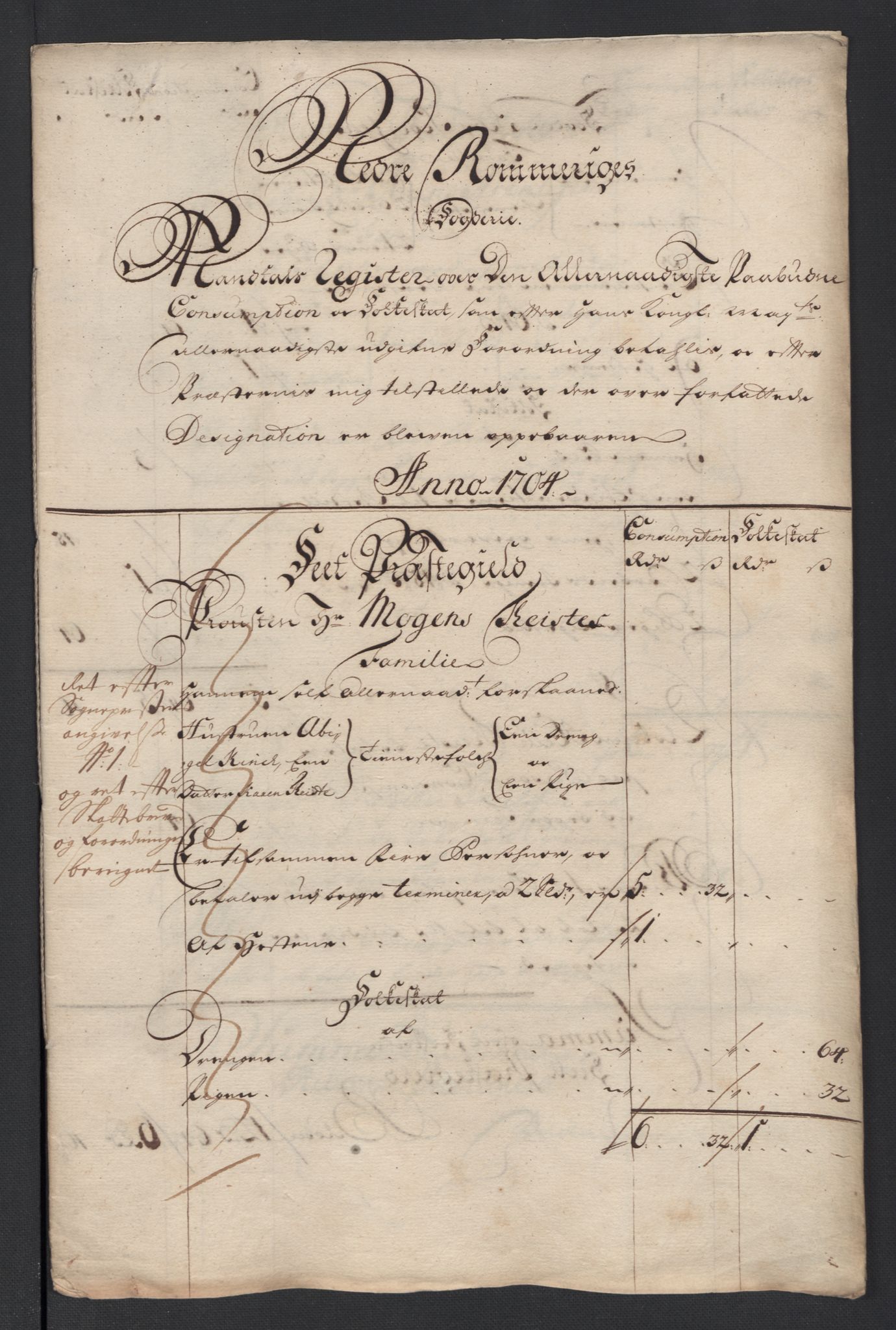 Rentekammeret inntil 1814, Reviderte regnskaper, Fogderegnskap, RA/EA-4092/R11/L0588: Fogderegnskap Nedre Romerike, 1704, p. 197