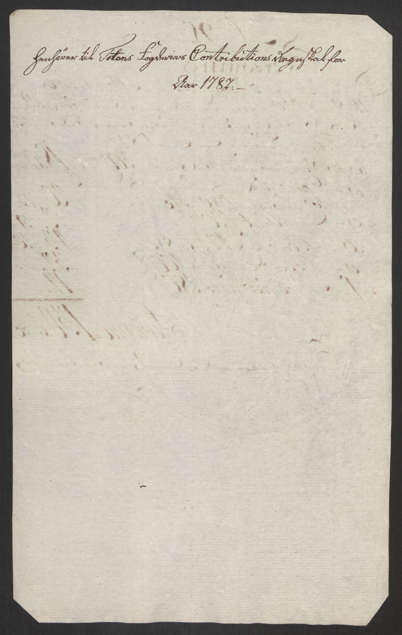 Rentekammeret inntil 1814, Reviderte regnskaper, Fogderegnskap, AV/RA-EA-4092/R19/L1369: Fogderegnskap Toten, Hadeland og Vardal, 1782, p. 306