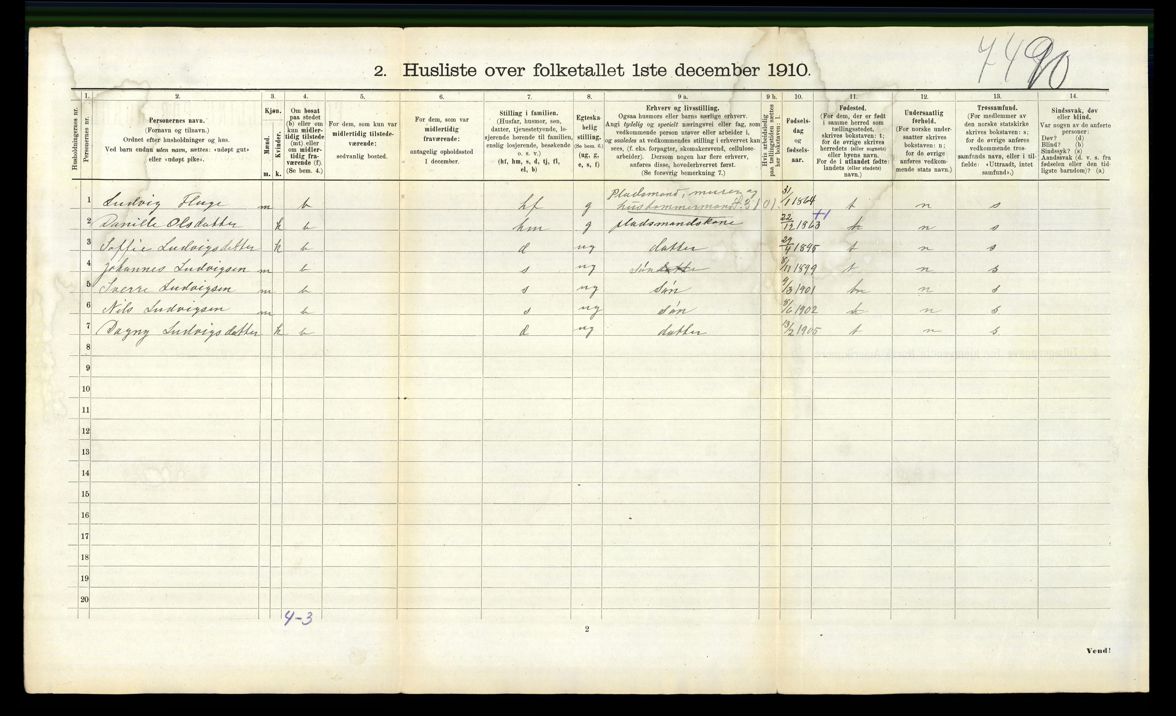 RA, 1910 census for Jølster, 1910, p. 431