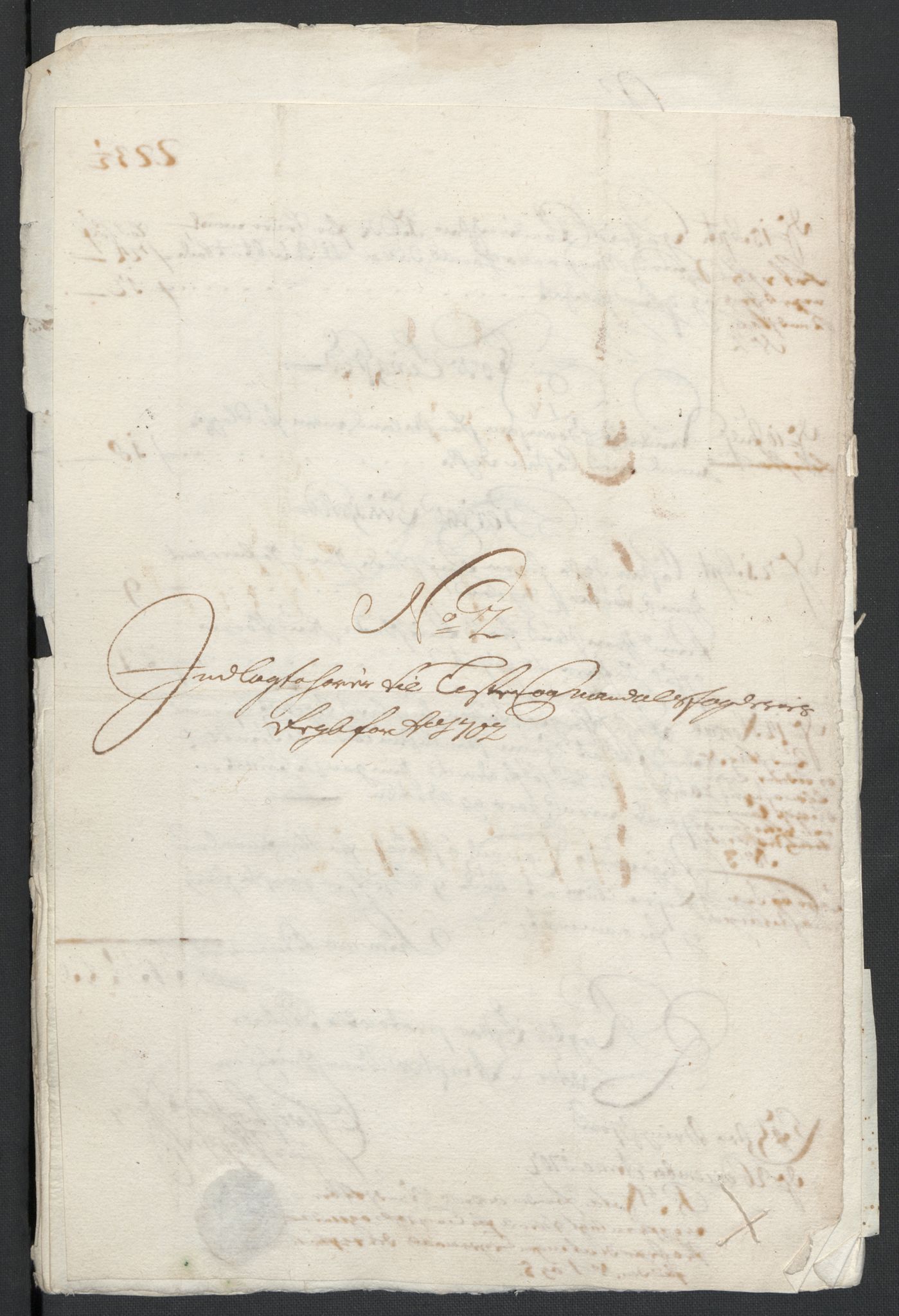 Rentekammeret inntil 1814, Reviderte regnskaper, Fogderegnskap, AV/RA-EA-4092/R43/L2549: Fogderegnskap Lista og Mandal, 1701-1702, p. 243