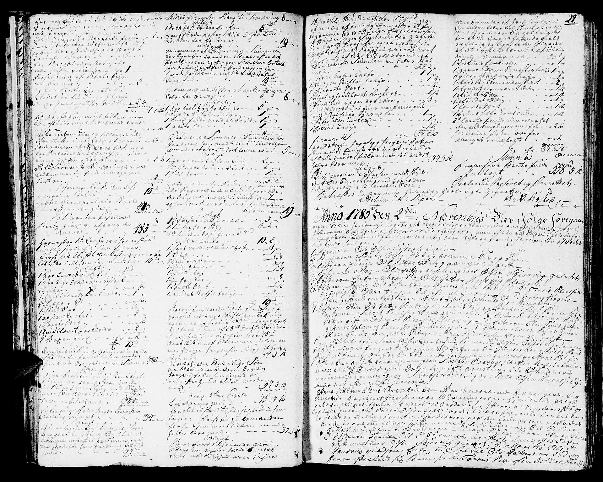 Inderøy sorenskriveri, AV/SAT-A-4147/1/3/3A/L0014: Skifteprotokoll, 1785-1796, p. 23b-24a