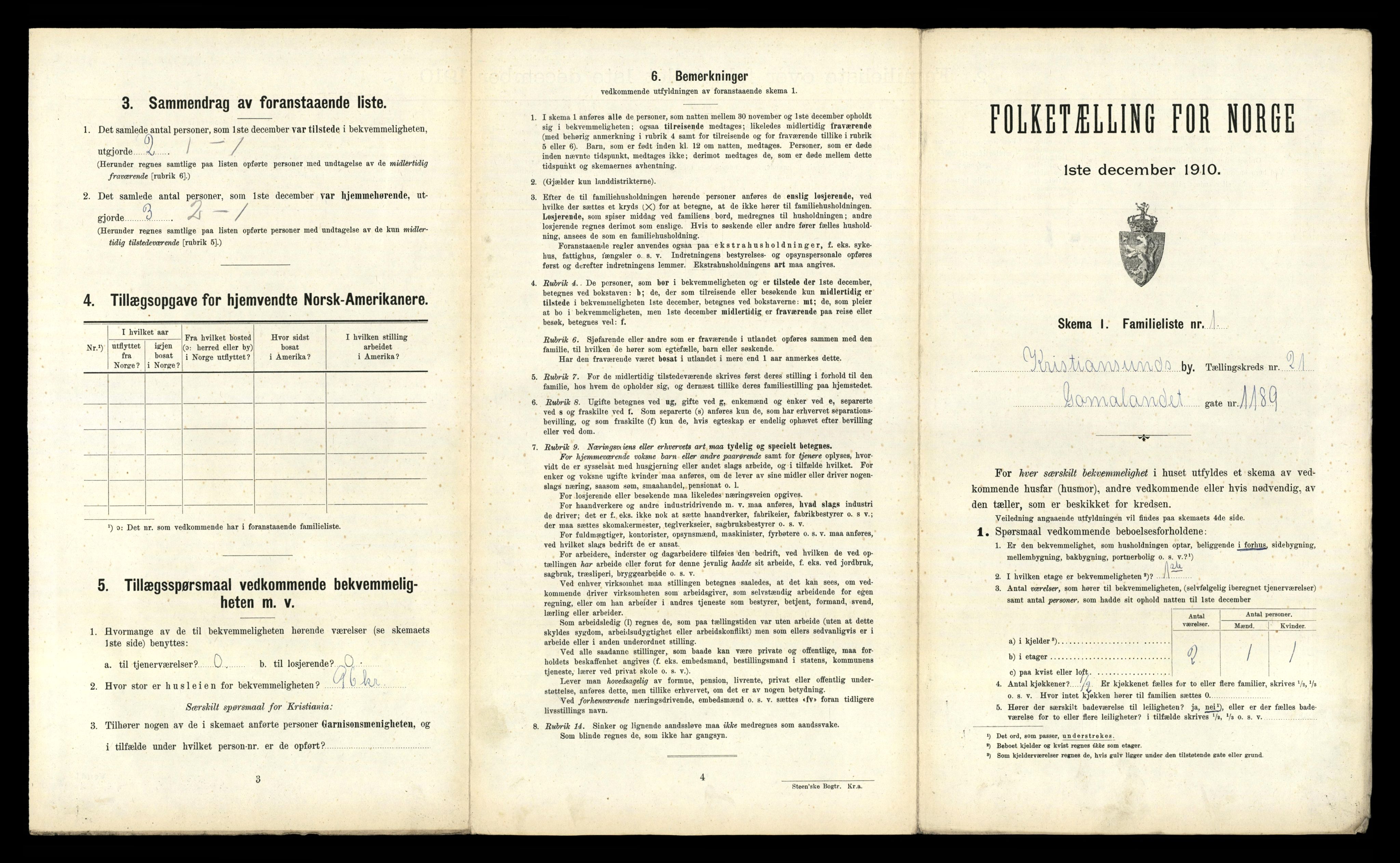 RA, 1910 census for Kristiansund, 1910, p. 7875