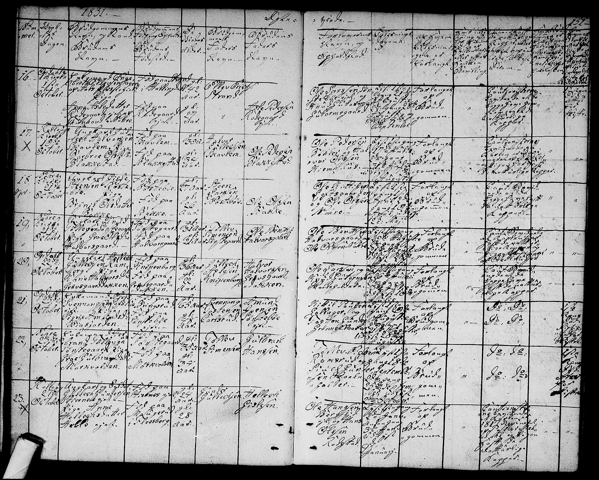 Rollag kirkebøker, AV/SAKO-A-240/G/Ga/L0002: Parish register (copy) no. I 2, 1831-1856, p. 151