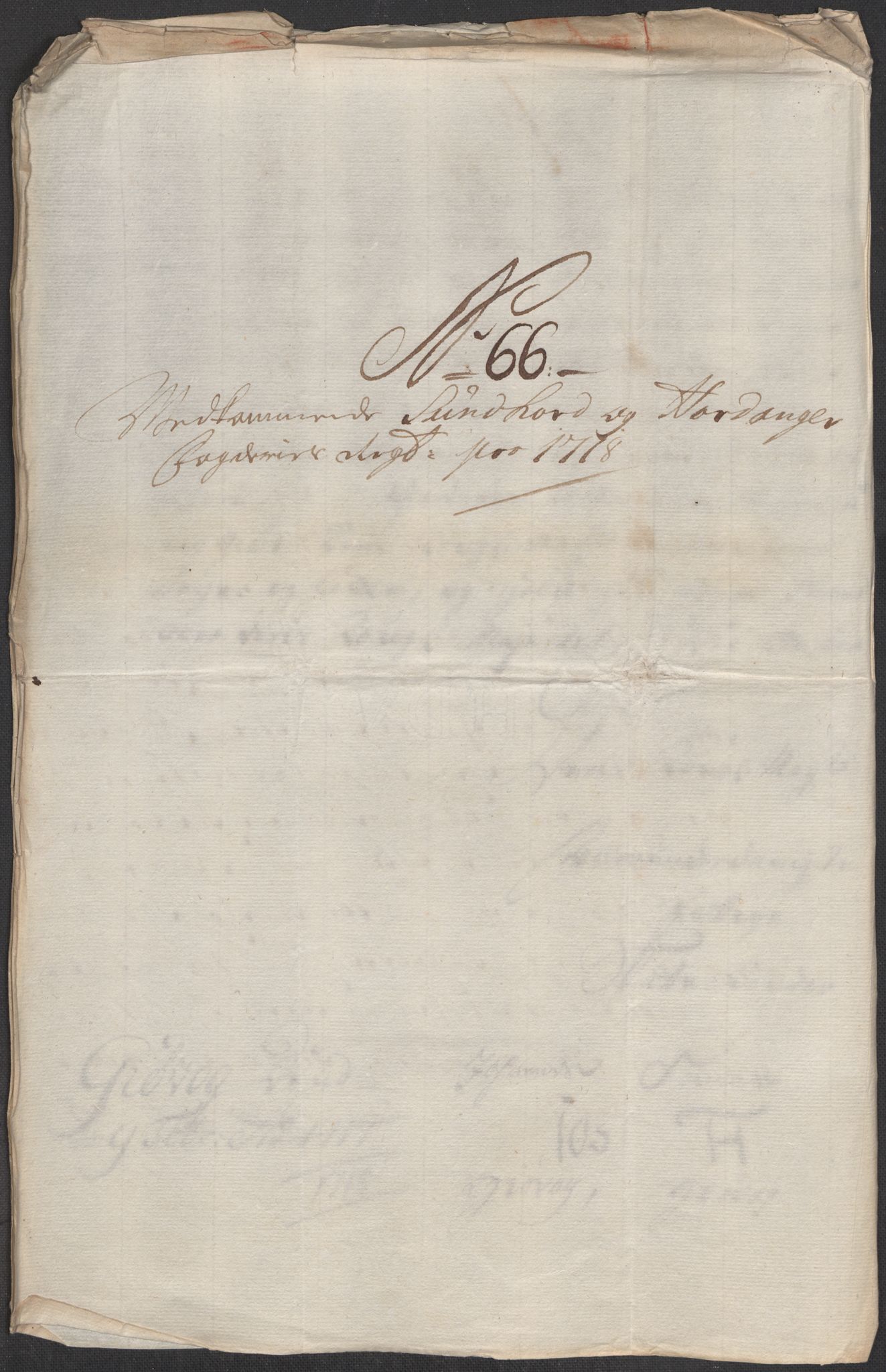 Rentekammeret inntil 1814, Reviderte regnskaper, Fogderegnskap, AV/RA-EA-4092/R48/L2996: Fogderegnskap Sunnhordland og Hardanger, 1718, p. 67