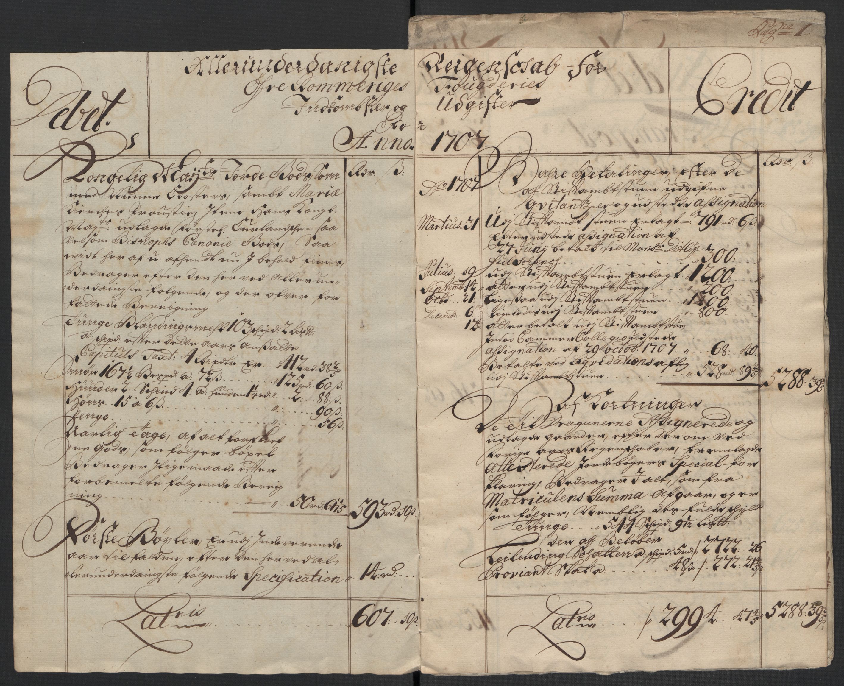 Rentekammeret inntil 1814, Reviderte regnskaper, Fogderegnskap, AV/RA-EA-4092/R12/L0718: Fogderegnskap Øvre Romerike, 1706-1707, p. 235