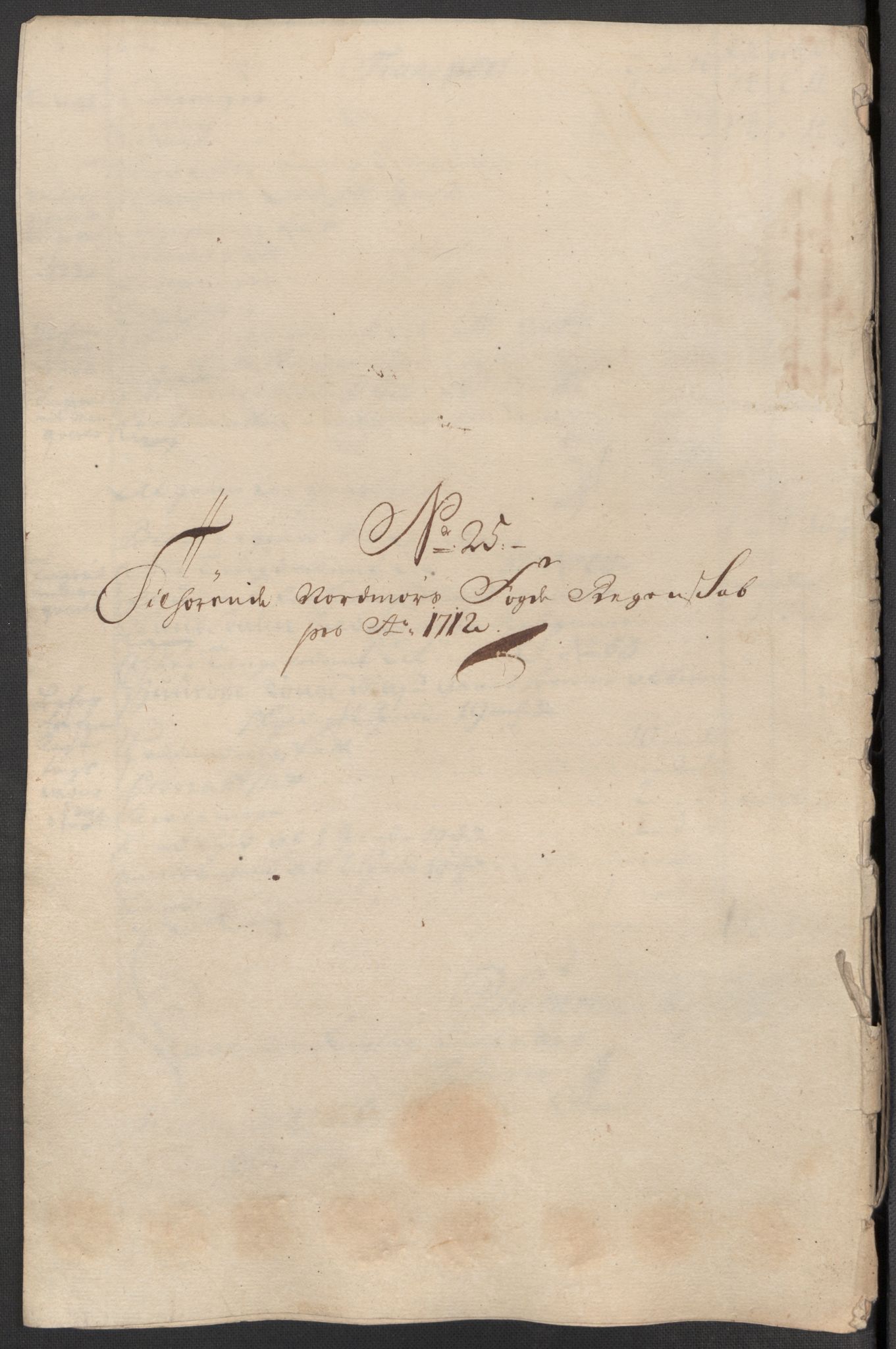 Rentekammeret inntil 1814, Reviderte regnskaper, Fogderegnskap, AV/RA-EA-4092/R56/L3746: Fogderegnskap Nordmøre, 1712, p. 173