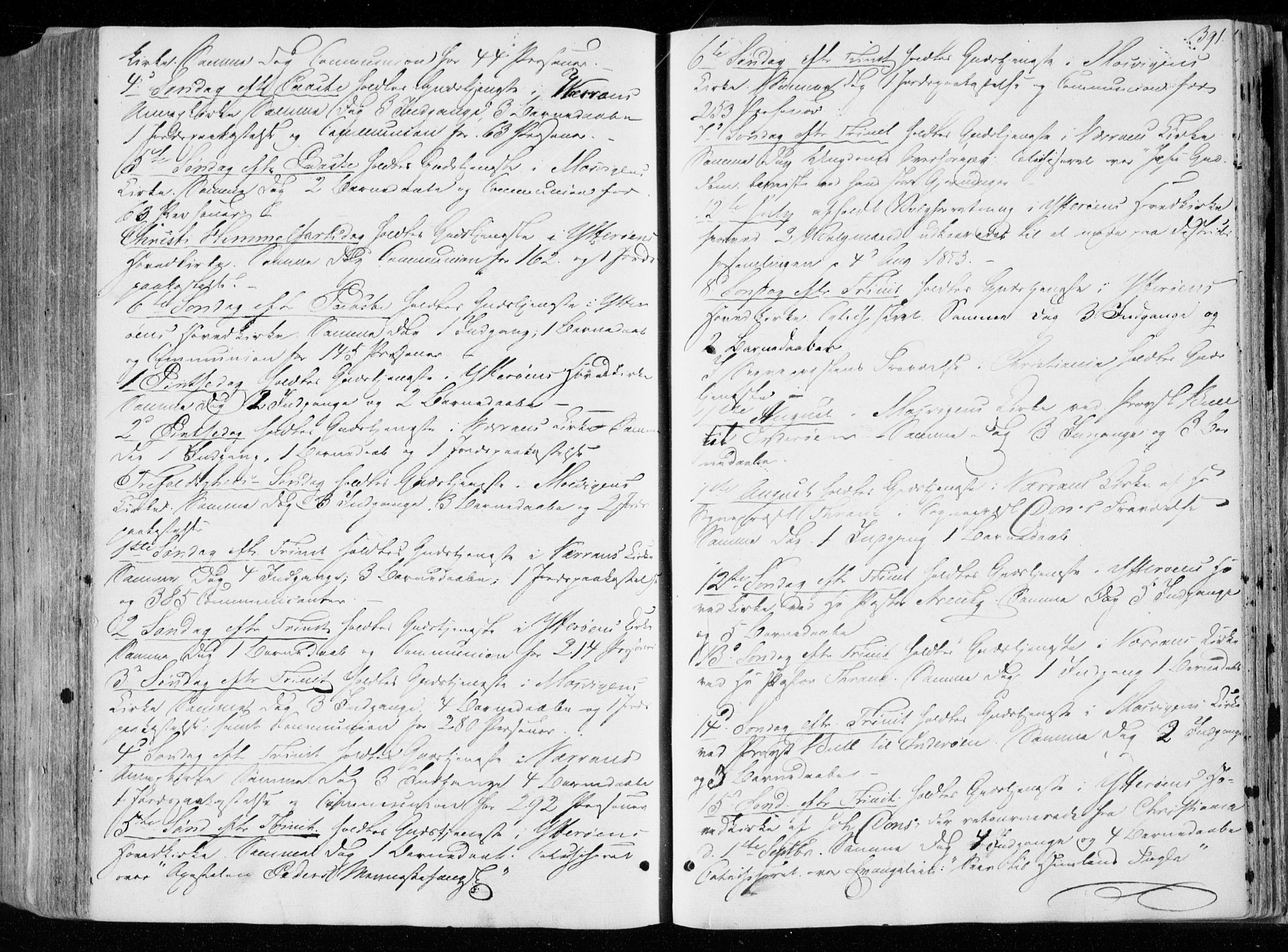 Ministerialprotokoller, klokkerbøker og fødselsregistre - Nord-Trøndelag, SAT/A-1458/722/L0218: Parish register (official) no. 722A05, 1843-1868, p. 391