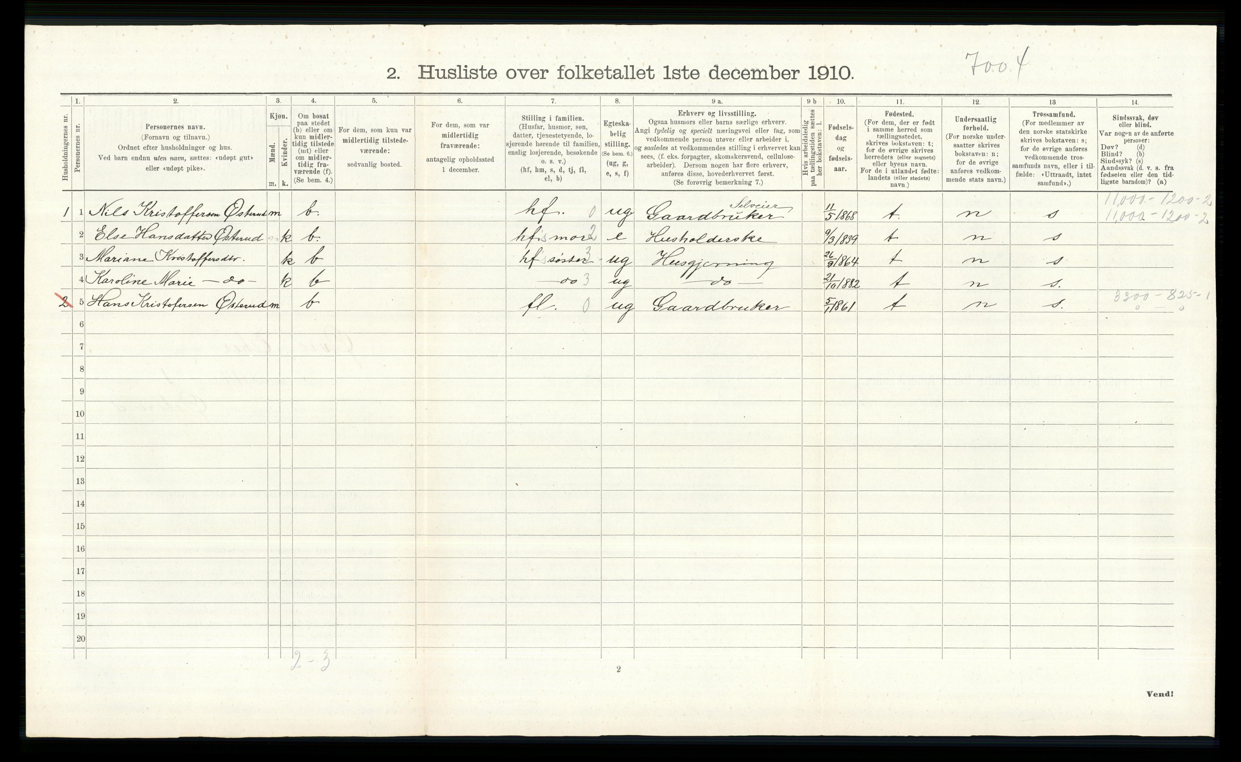 RA, 1910 census for Øvre Eiker, 1910, p. 728