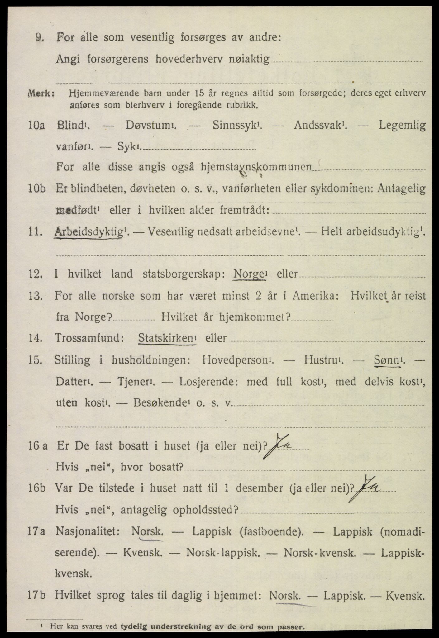 SAT, 1920 census for Inderøy, 1920, p. 5576