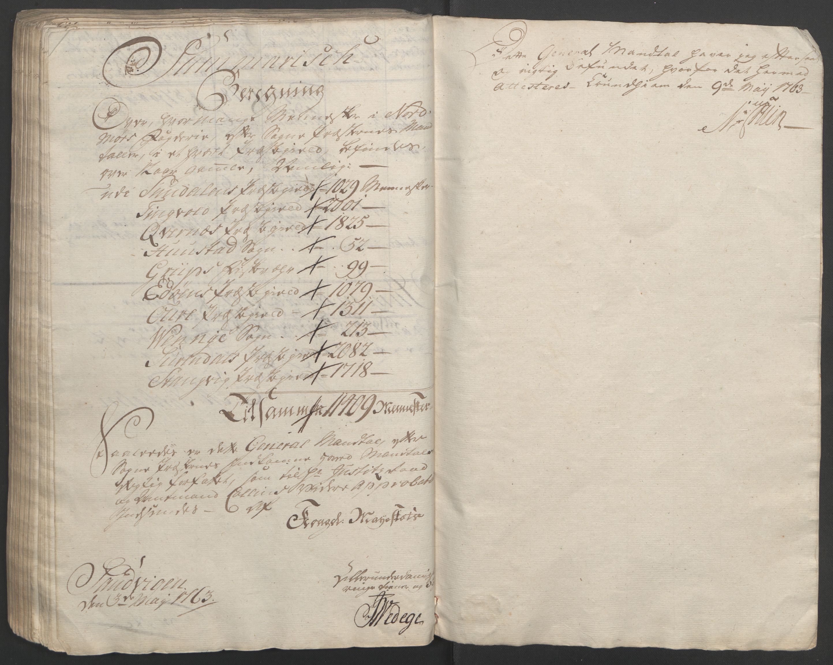 Rentekammeret inntil 1814, Reviderte regnskaper, Fogderegnskap, RA/EA-4092/R56/L3841: Ekstraskatten Nordmøre, 1762-1763, p. 159