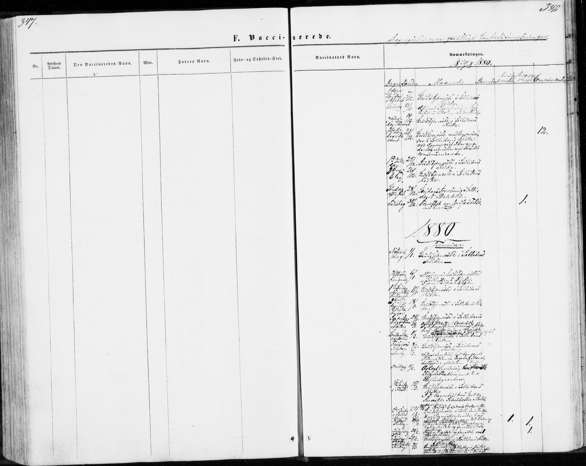 Sollia prestekontor, SAH/PREST-050/H/Ha/Haa/L0001: Parish register (official) no. 1, 1856-1885, p. 347-348