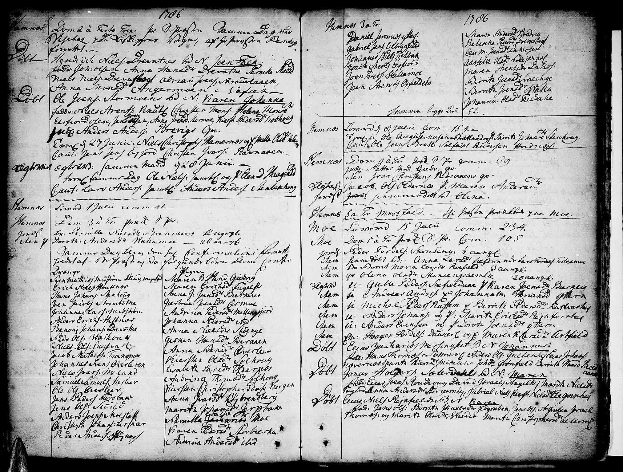 Ministerialprotokoller, klokkerbøker og fødselsregistre - Nordland, AV/SAT-A-1459/825/L0348: Parish register (official) no. 825A04, 1752-1788, p. 351
