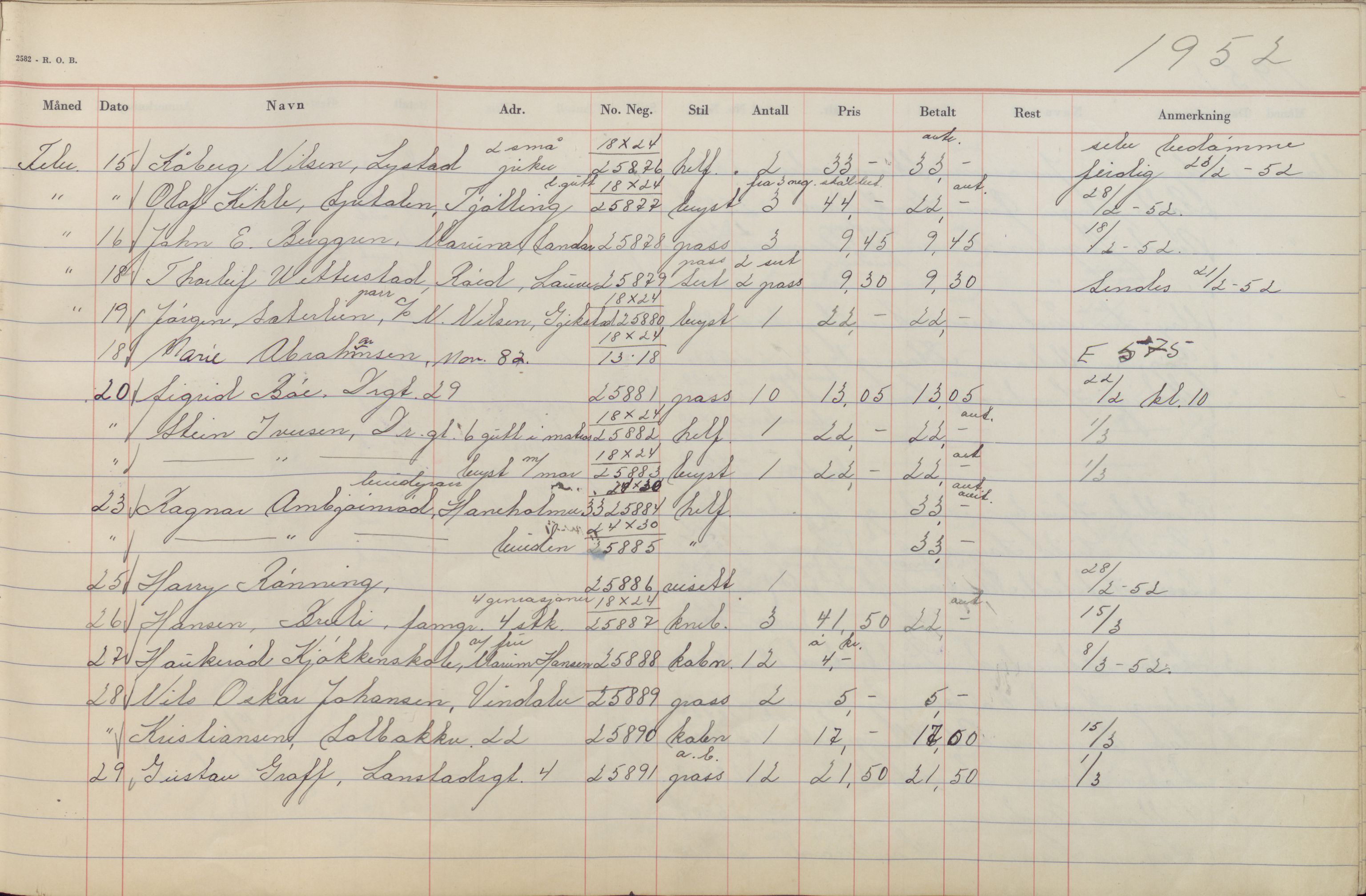 Pa 1494 - Jørgensen, Antonius. Fotograf, VEMU/A-2760/F/Fb, 1927-1984, p. 1566