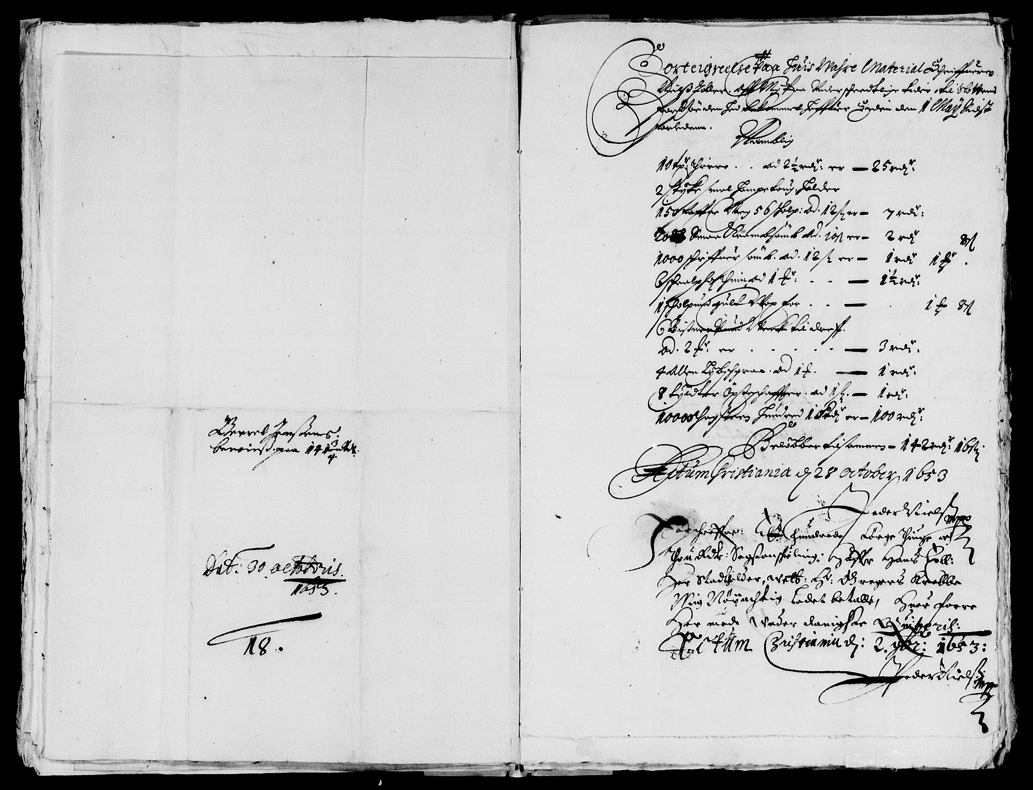 Rentekammeret inntil 1814, Reviderte regnskaper, Lensregnskaper, AV/RA-EA-5023/R/Rb/Rba/L0220: Akershus len, 1653-1654