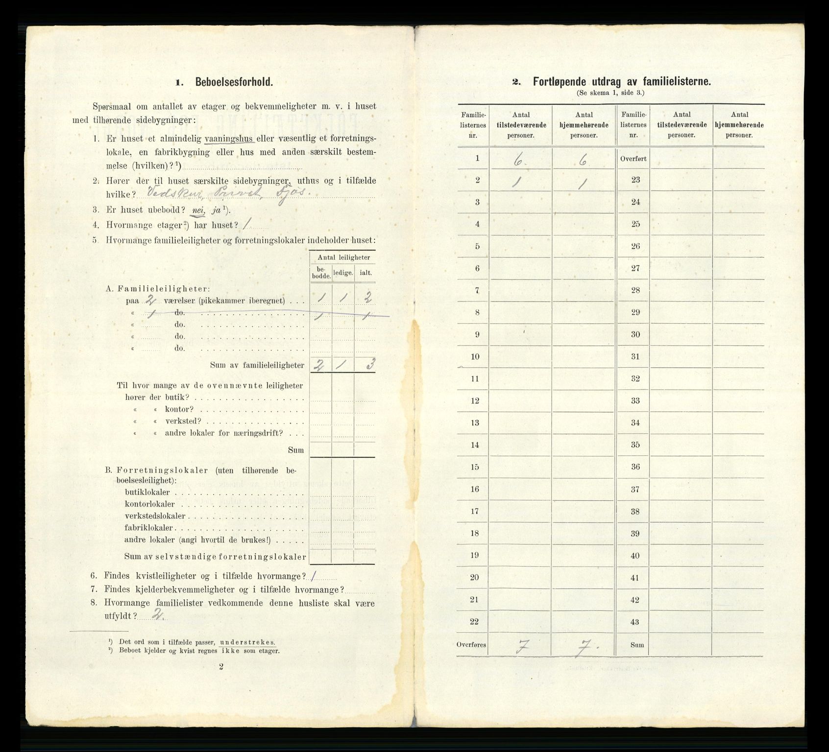 RA, 1910 census for Larvik, 1910, p. 2690