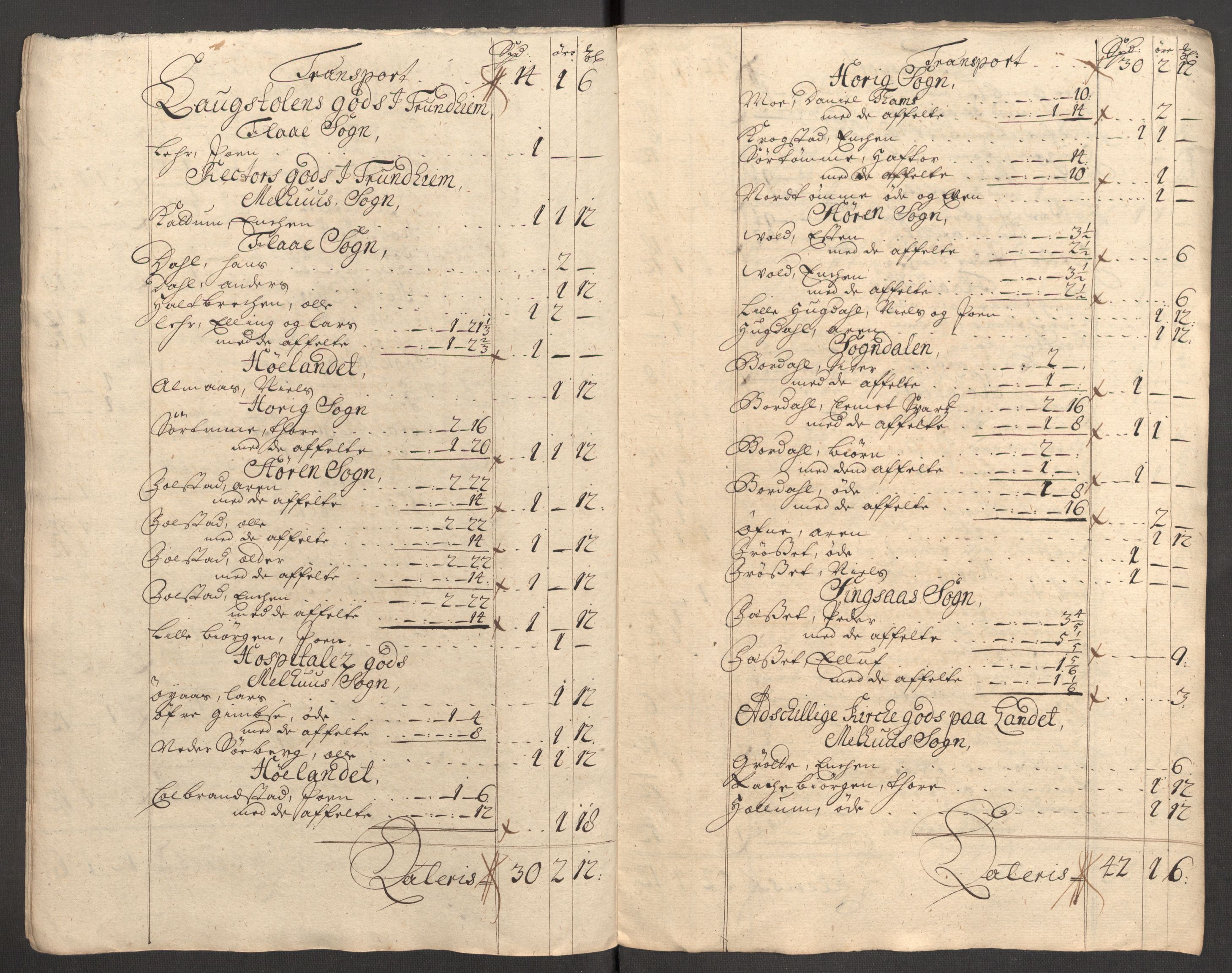 Rentekammeret inntil 1814, Reviderte regnskaper, Fogderegnskap, RA/EA-4092/R60/L3957: Fogderegnskap Orkdal og Gauldal, 1707, p. 393