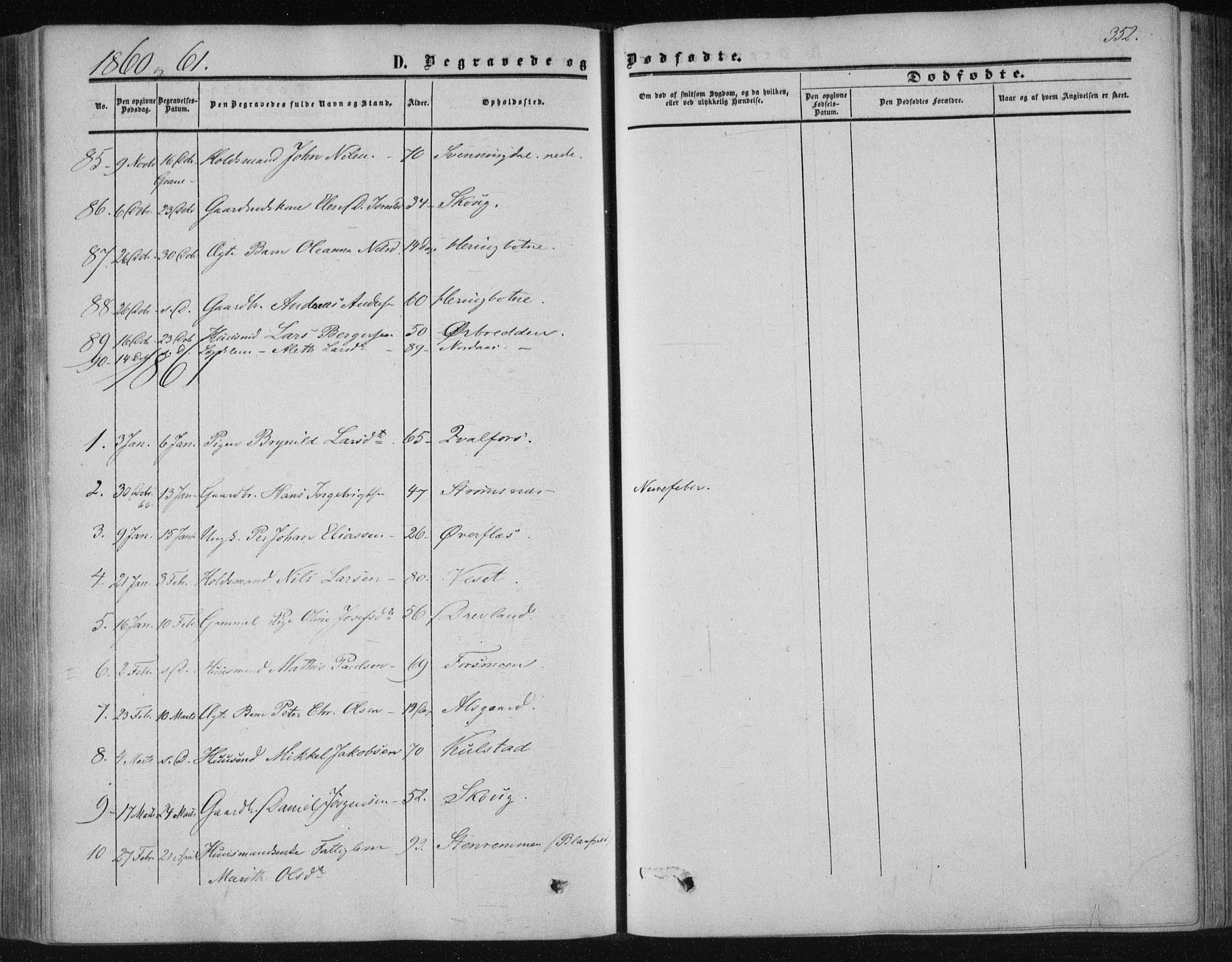 Ministerialprotokoller, klokkerbøker og fødselsregistre - Nordland, AV/SAT-A-1459/820/L0293: Parish register (official) no. 820A14, 1855-1865, p. 352