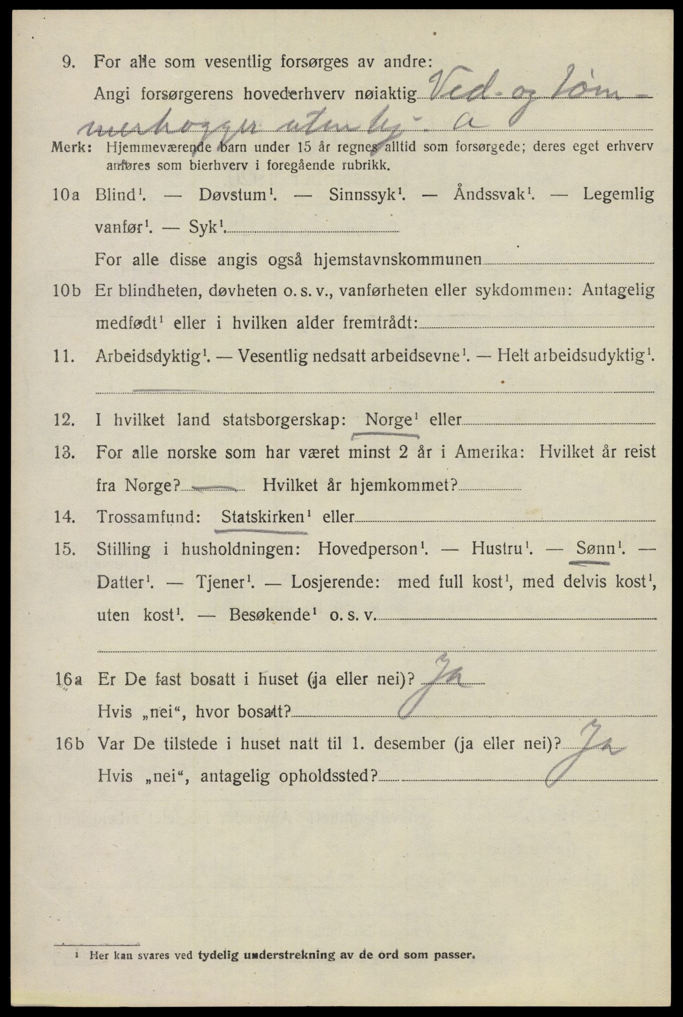 SAO, 1920 census for Eidsvoll, 1920, p. 7400