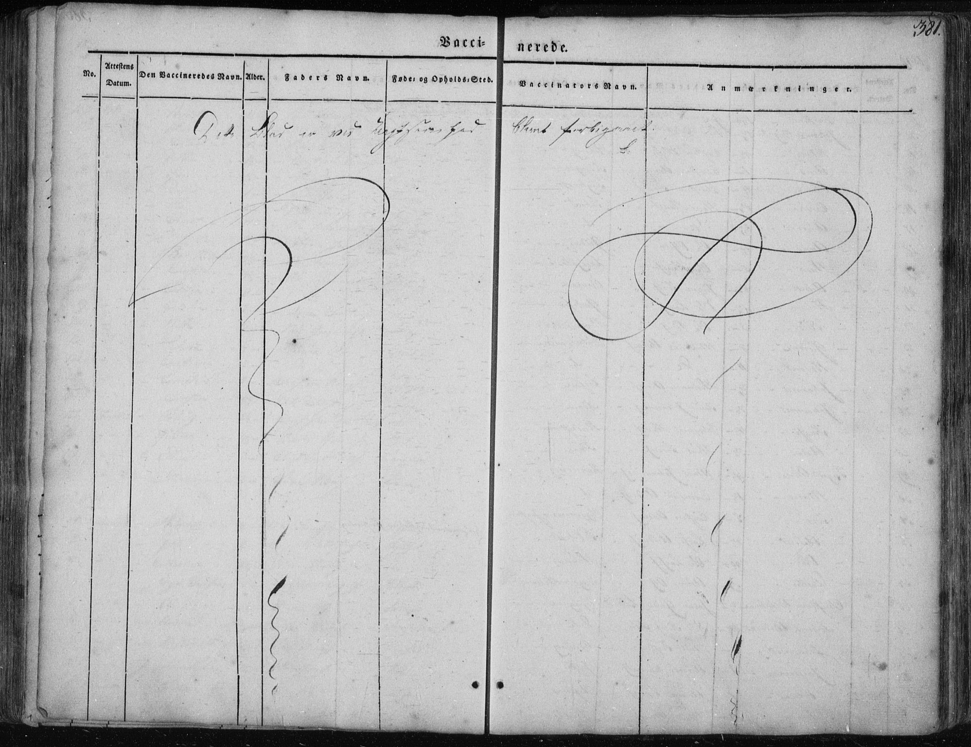 Fjaler sokneprestembete, AV/SAB-A-79801/H/Haa/Haaa/L0006: Parish register (official) no. A 6, 1835-1884, p. 381