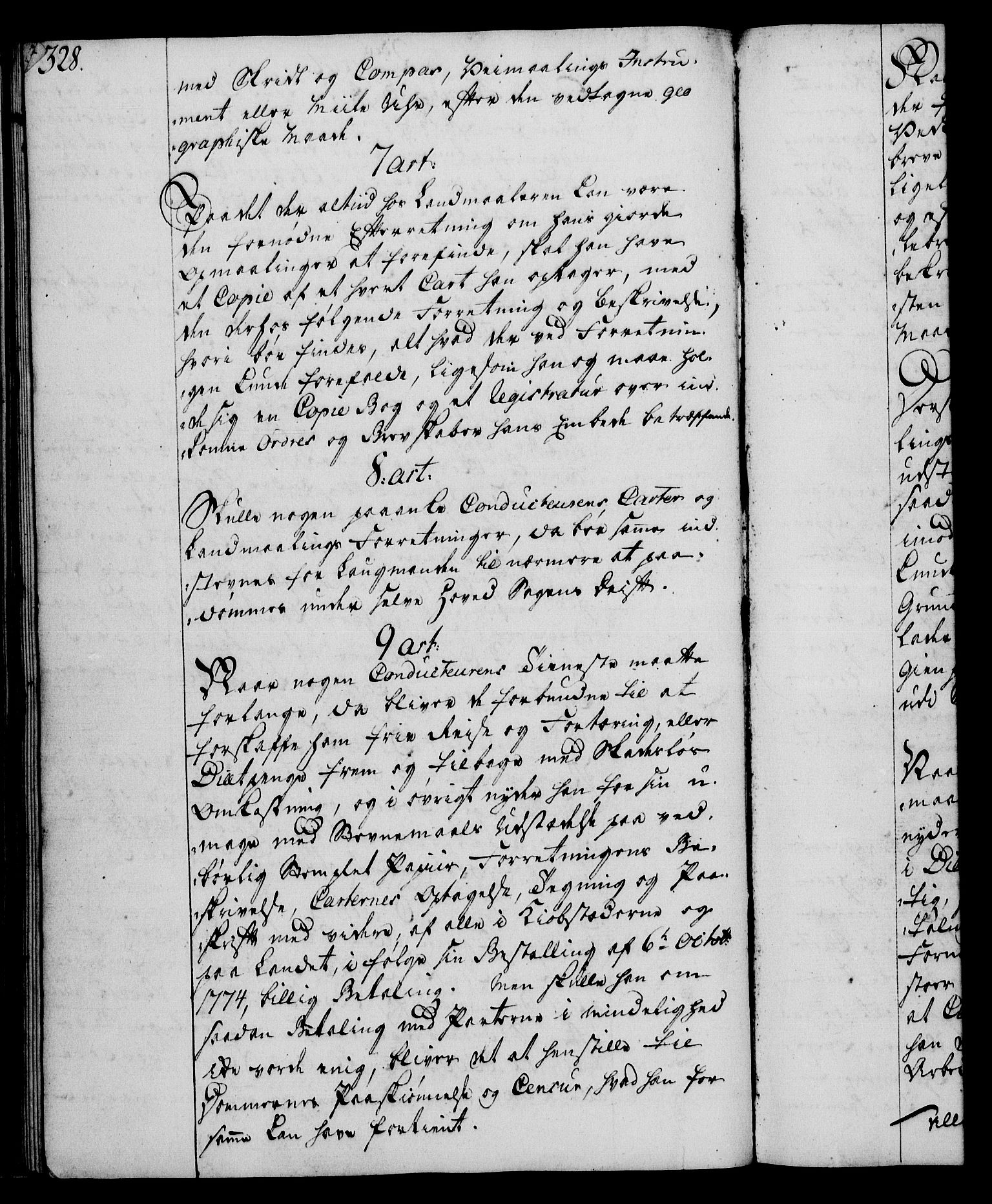 Rentekammeret, Kammerkanselliet, RA/EA-3111/G/Gg/Ggi/L0003: Norsk instruksjonsprotokoll med register (merket RK 53.36), 1751-1775, p. 328