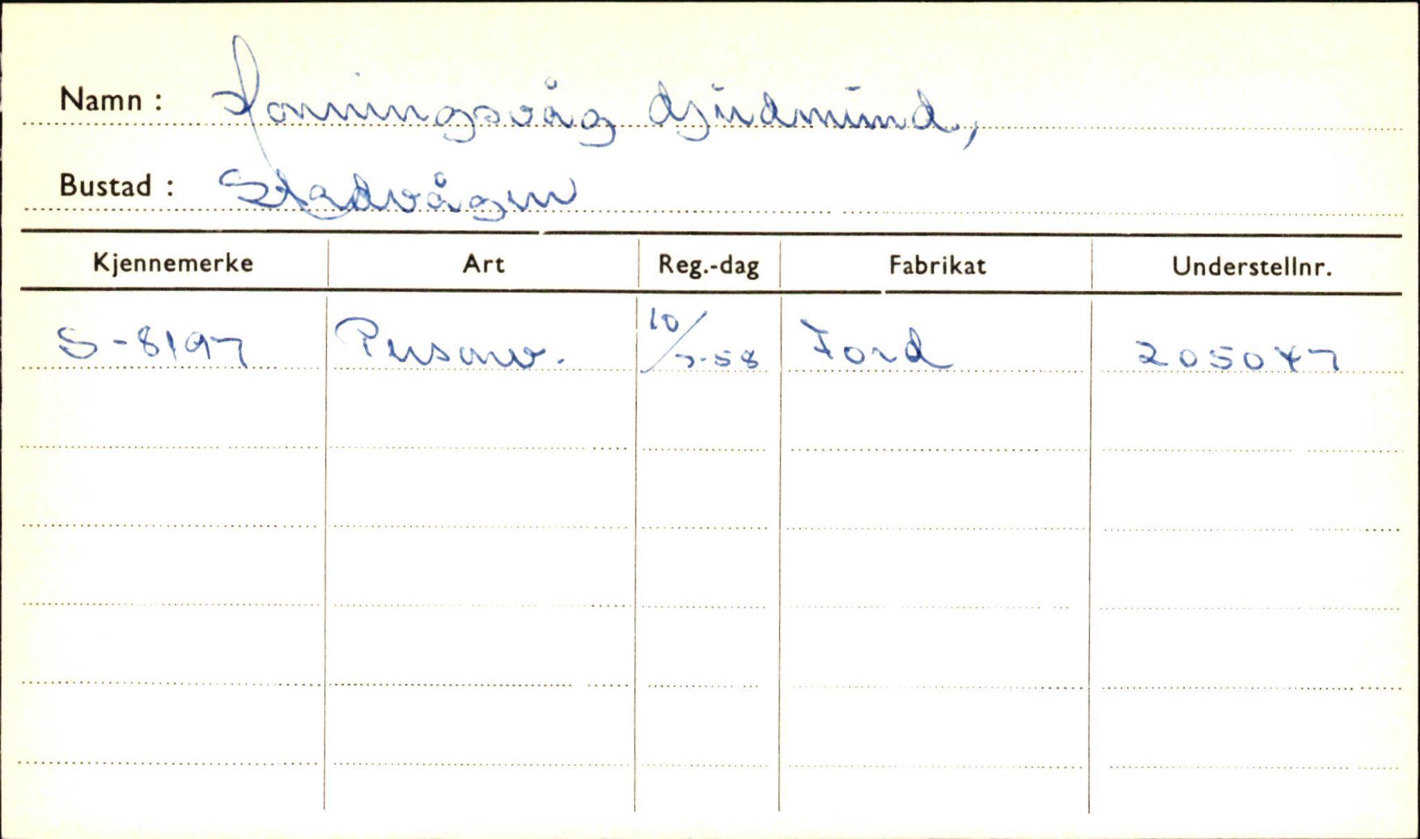 Statens vegvesen, Sogn og Fjordane vegkontor, SAB/A-5301/4/F/L0001A: Eigarregister Fjordane til 1.6.1961, 1930-1961, p. 643